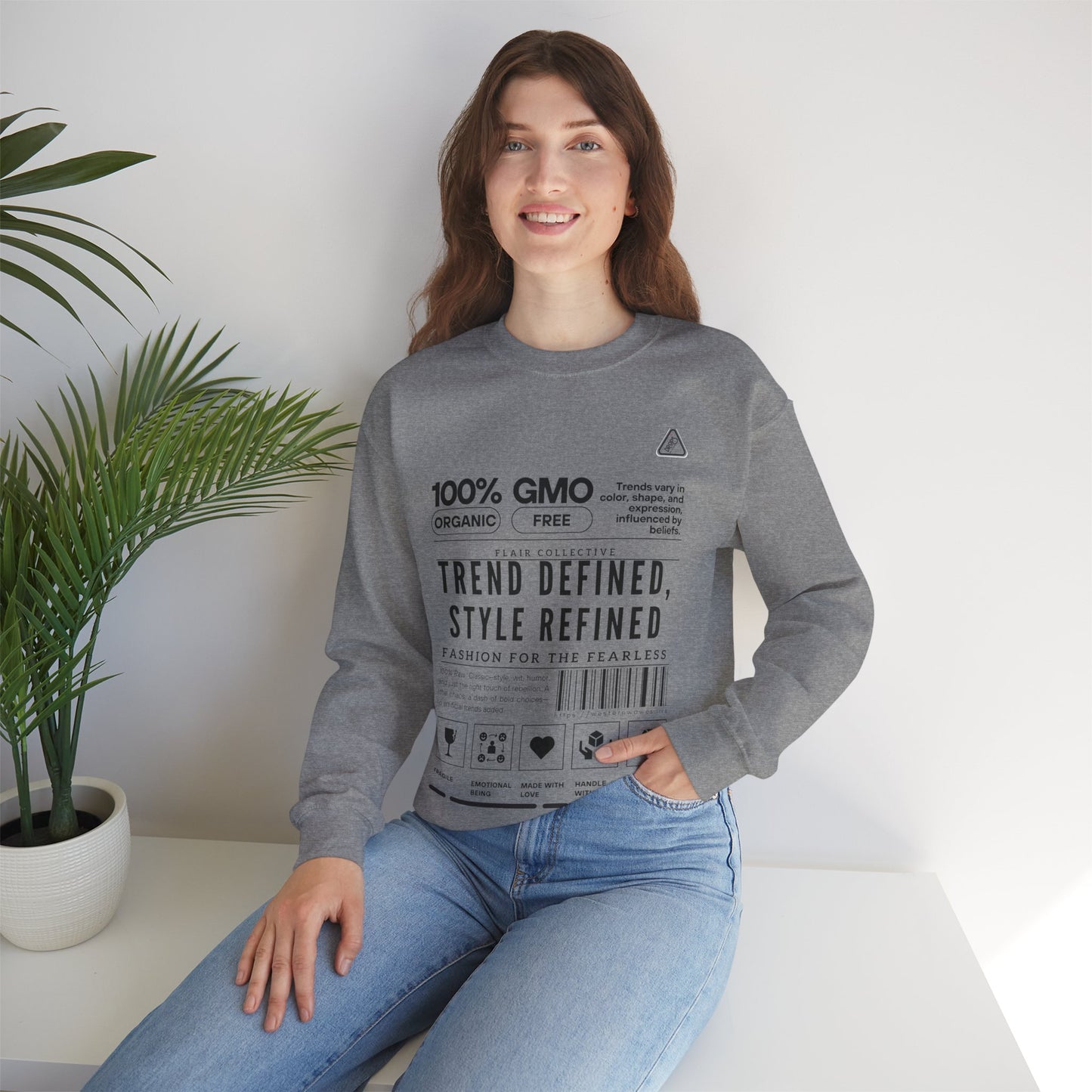 Unisex Heavy Blend™ Crewneck Sweatshirt_ N2 Series SPW UHBCSS PT2WW003_ Limited Edition 'DROPS' Brand Raw Classics by WesternWaves: