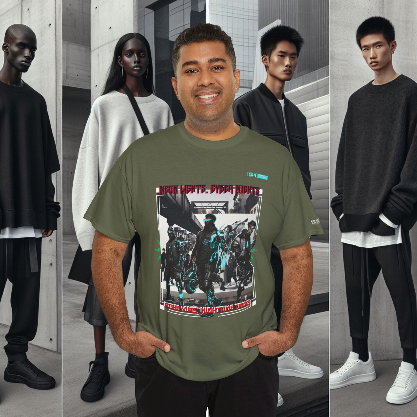 Unisex Heavy Cotton Tee_ N8+ Series USHOSTEE_ PT2WW003_ 01 Oct 2025_ Limited Edition Casual Wear by WesternWaves: