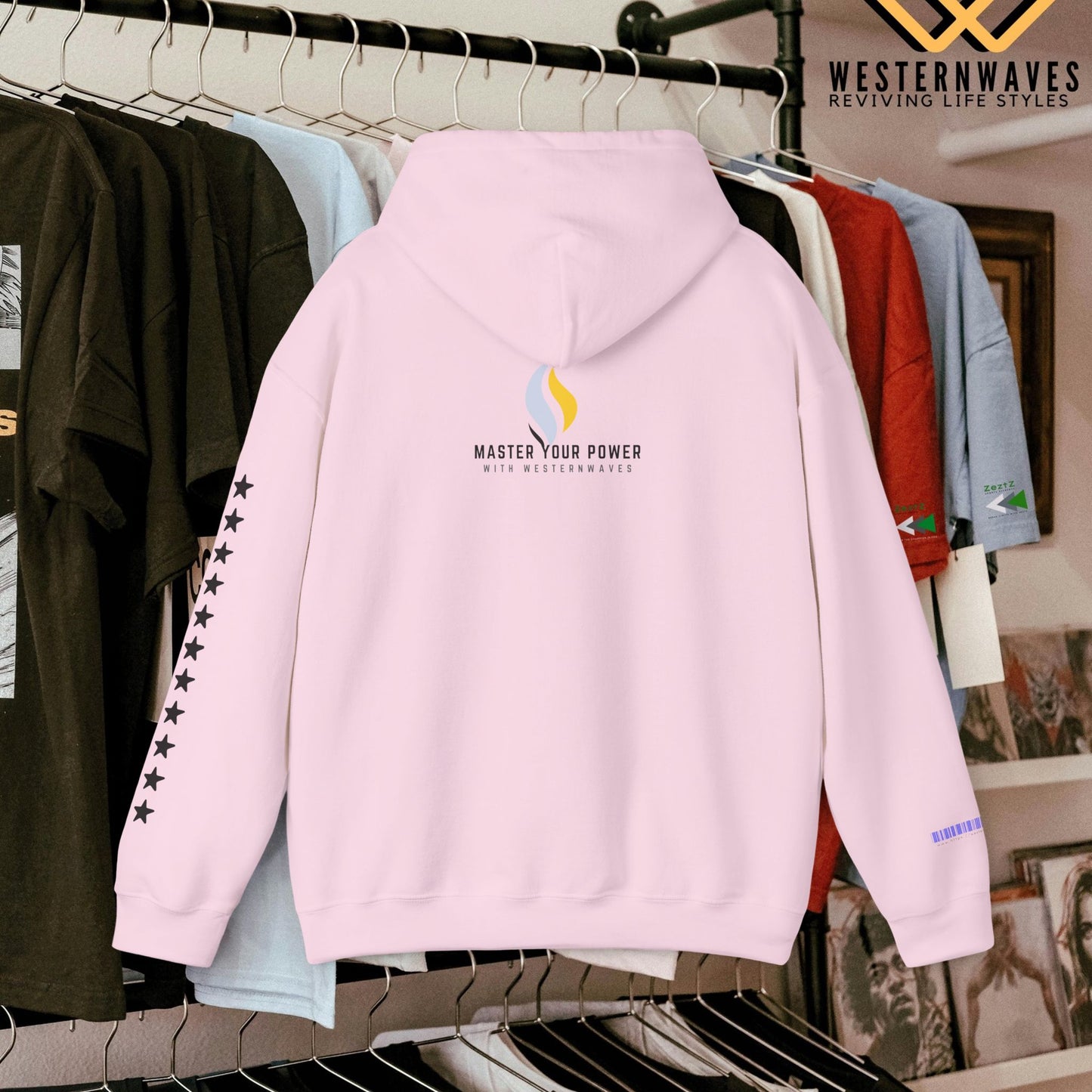 Unisex Heavy Blend™ Hooded Sweatshirt_ N2+ Series USHBHSS PT2WW007_Limited Edition Pinnacle of Comfort & Style by WesternWaves: