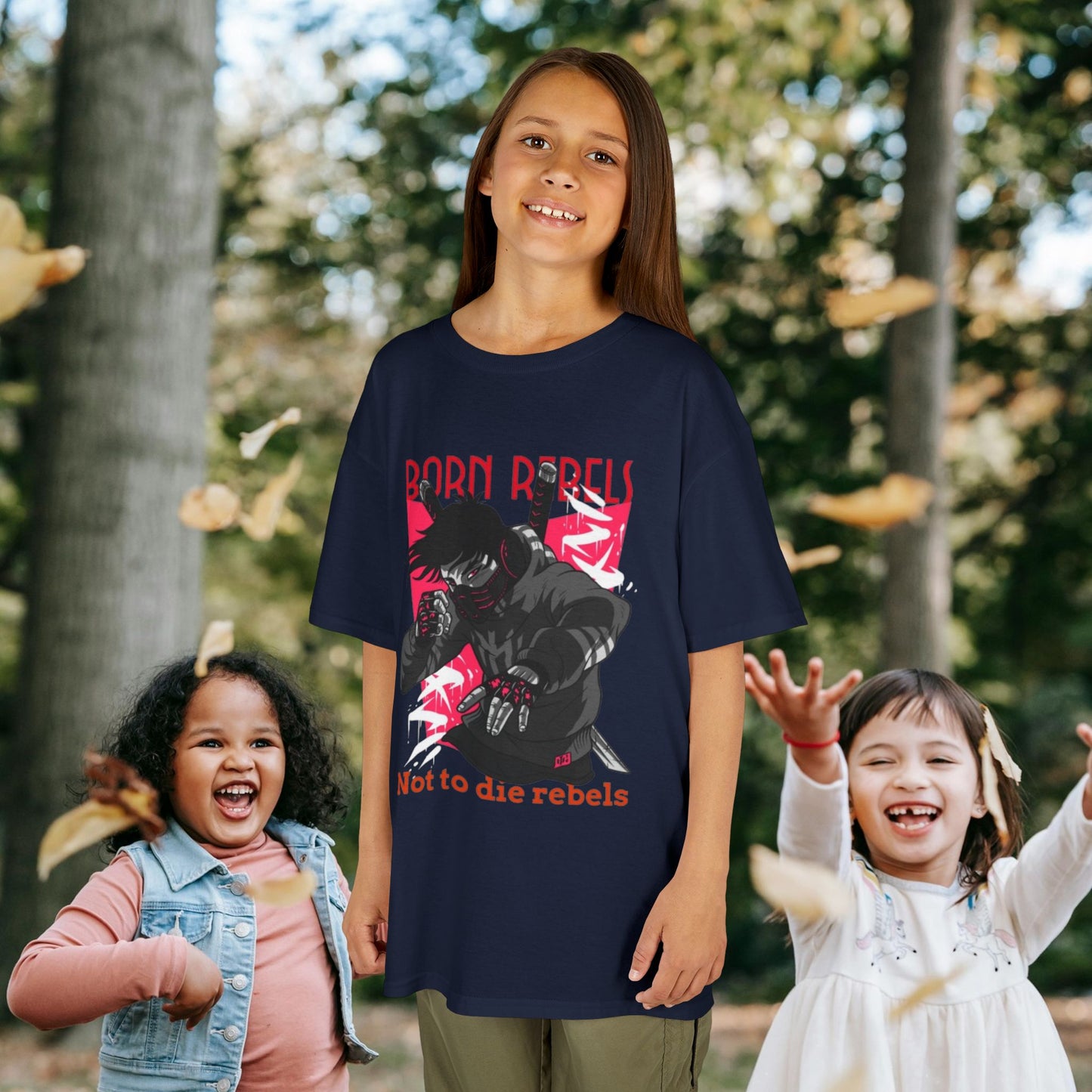 Kids Heavy Cotton™ Tee_ N3+ Series KHCT PT2WW004_ Limited Edition Durable Comfort for Every Adventure by WesternWaves: