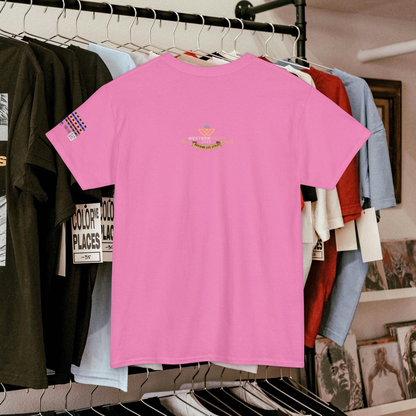 Unisex Heavy Cotton Tee_ Crafted from premium 100% cotton_ N+ Series UHCT PT2WV011_ Limited Edition by WesternWaves: