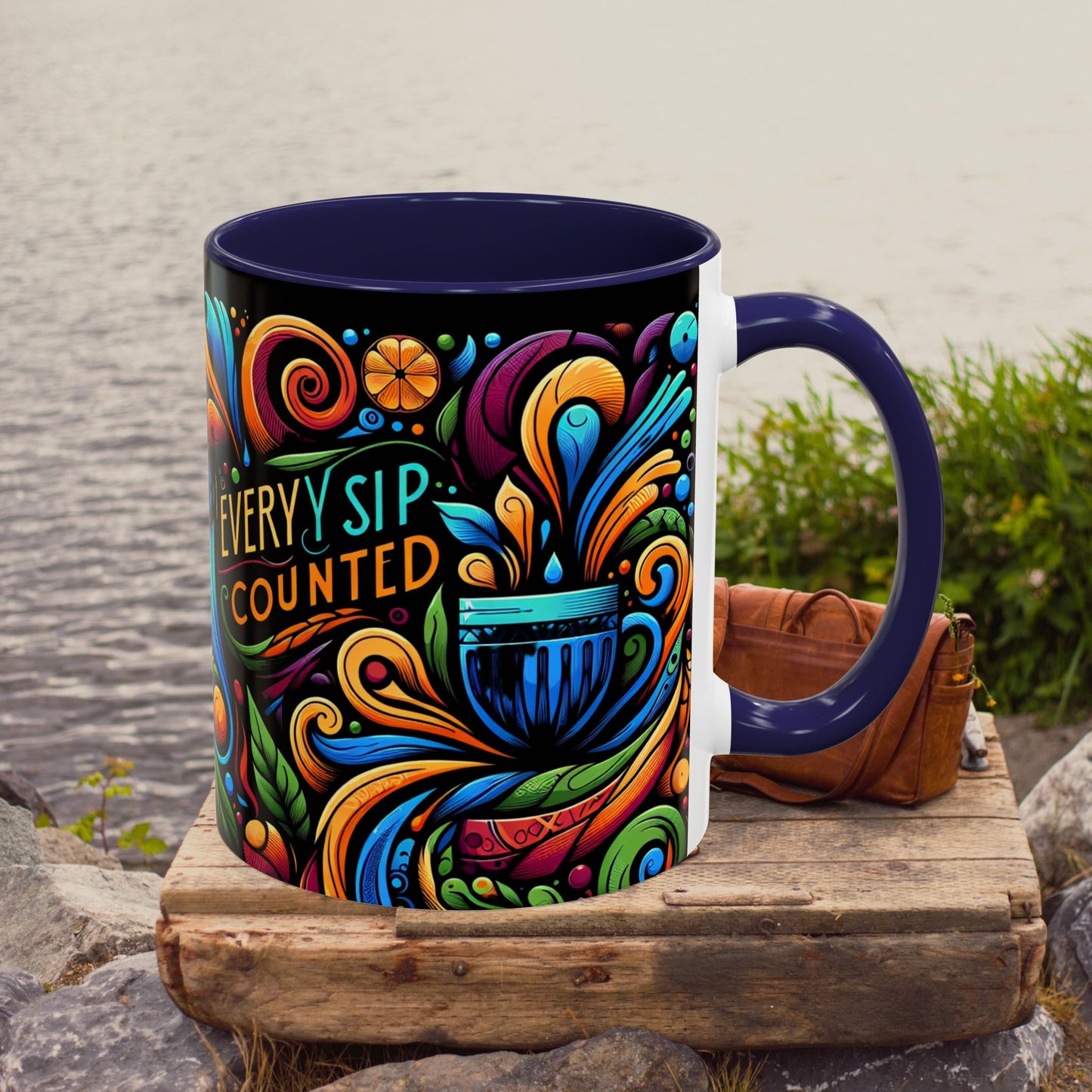 Accent Coffee Mug 11_ N3* Series ACM11OZ PT2WW022_ Limited Edition Perfect Blend of Style by WesternWaves: