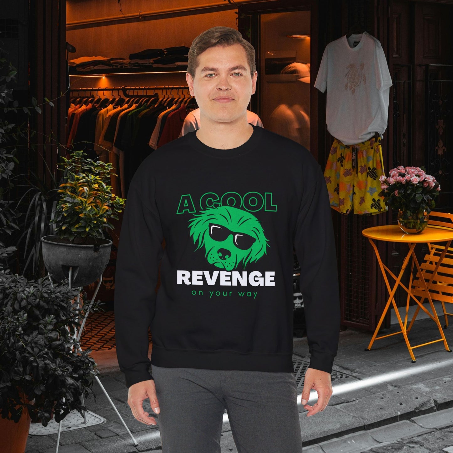 Unisex Heavy Blend™ Crewneck Sweatshirt_ N2+ Series UHBCSS PT2WW024_ Limited Edition Pure Luxury for Every Occasion by WesternWaves: