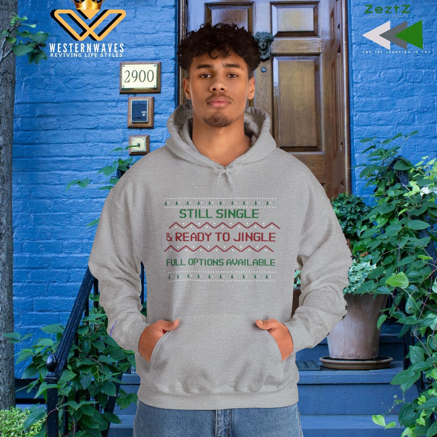 Unisex Heavy Blend™ Hooded Sweatshirt_ N2+ Series USHBHSS PT2WW007_Limited Edition Pinnacle of Comfort & Style by WesternWaves: