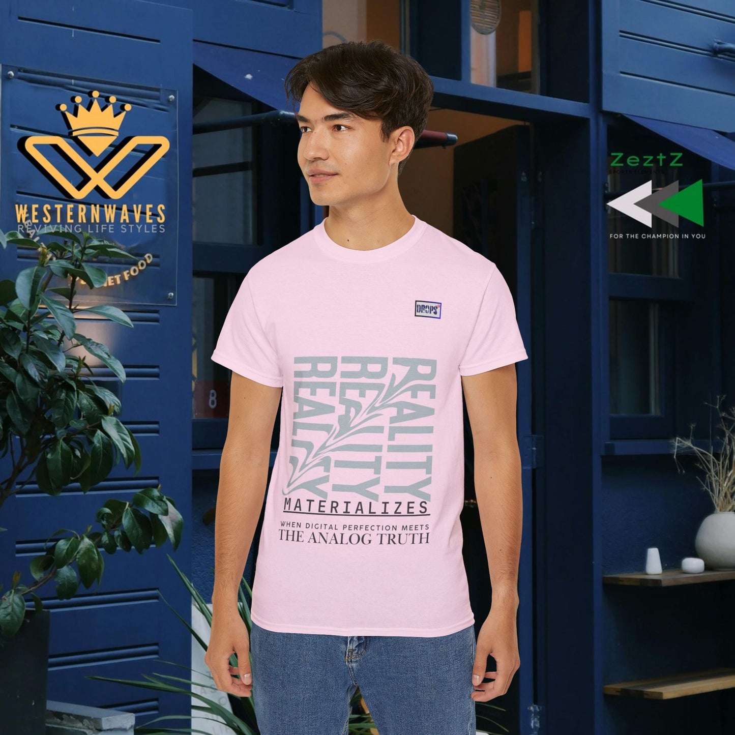 Unisex Ultra Cotton Tee_ Classic Comfort Unleashed_ N2* Series USUCTEE PT2WW008_ Limited Edition Maximum Comfort & Style by WesternWaves: