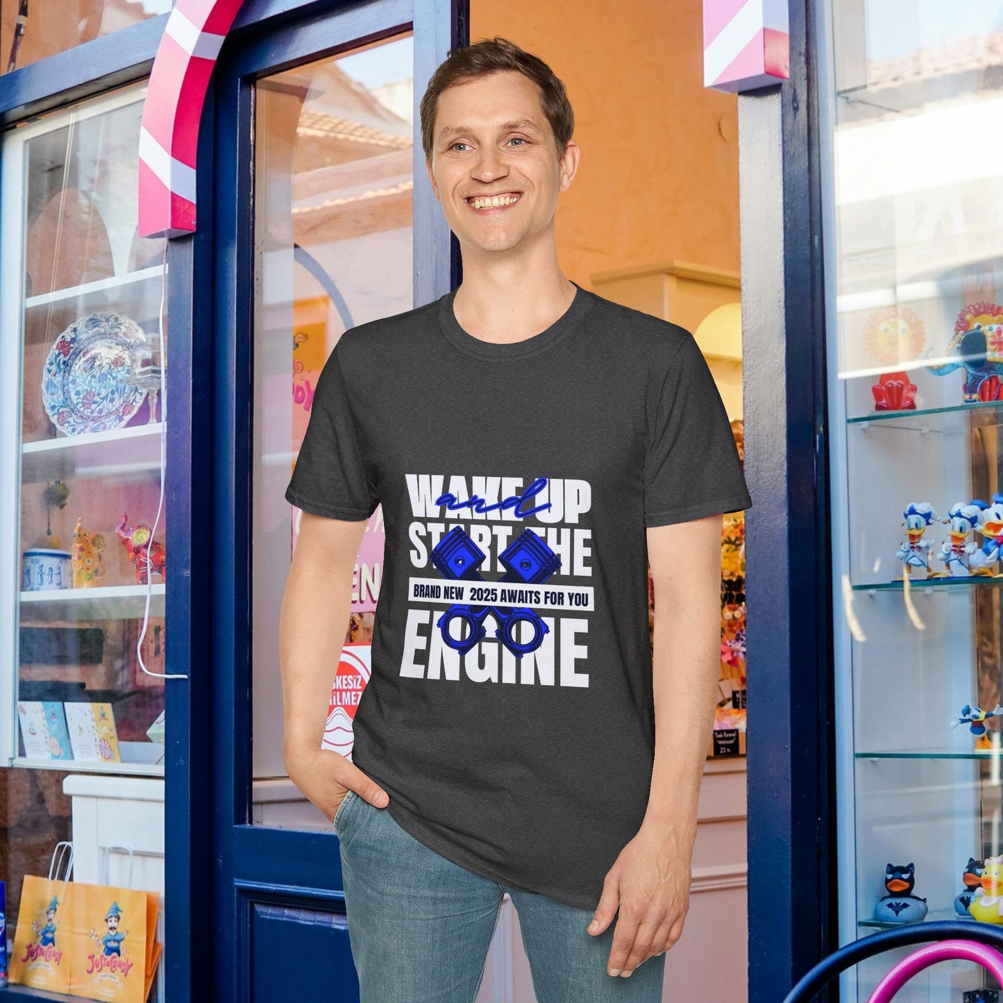 Unisex Softstyle T-Shirt_ N3+ Series USSTS FT2WW004_ Redefine Relaxation Limited Edition by WesternWaves: