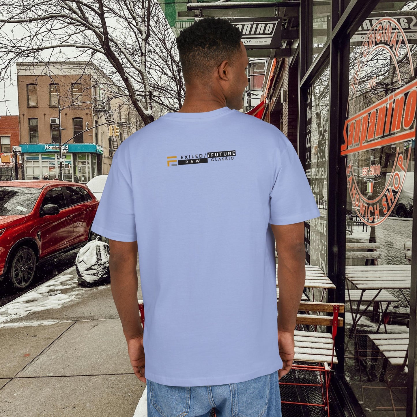 Unisex Heavy Oversize Tee_ Series N8 USHOSTEE PT2WW001_ Limited Edition Retro Casual Streetwear by WesternWaves: