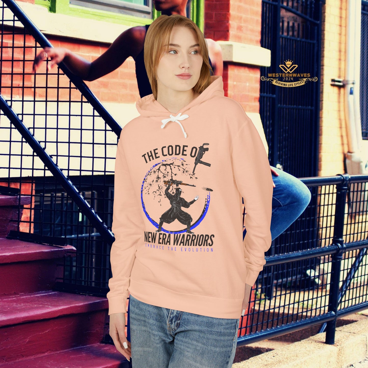 Unisex Lightweight Hooded Sweatshirt – N2+ Series SPW USLWHSS PT2WW014_ Limited Edition Crafted Comfort by WesternWaves: