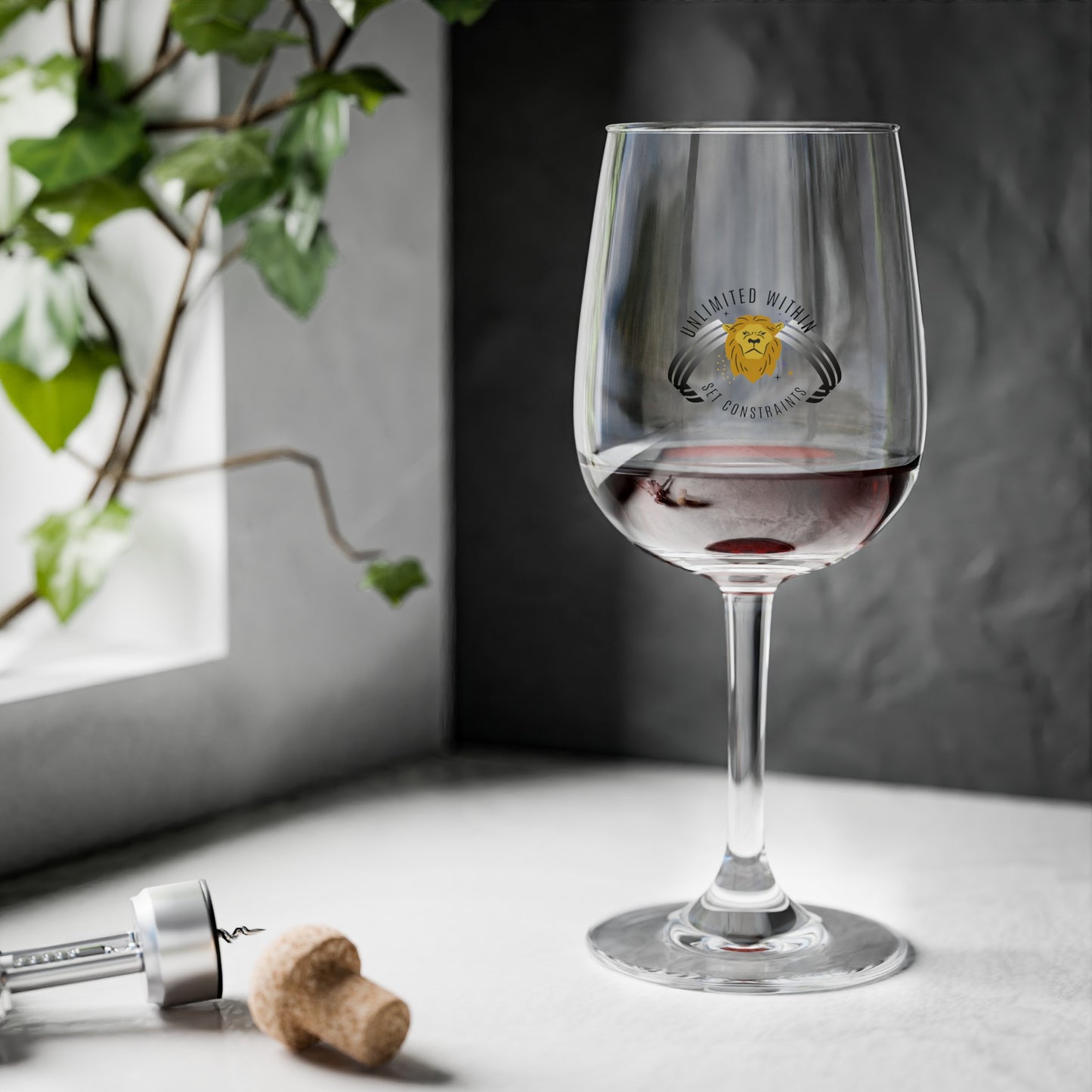 Wine Glass 12oz – N+ Series WG12OZ PT2WW003_ Limited Edition Treat by WesternWaves