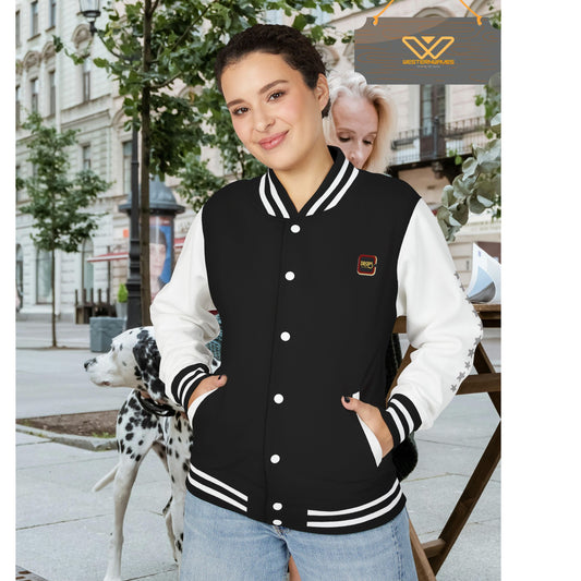 Unisex Heavyweight Letterman Jacket_ N7 Series USHWLMJKT PT2WW001_ Stylish Collegiate & Athletic Outerwear by WesternWaves_
