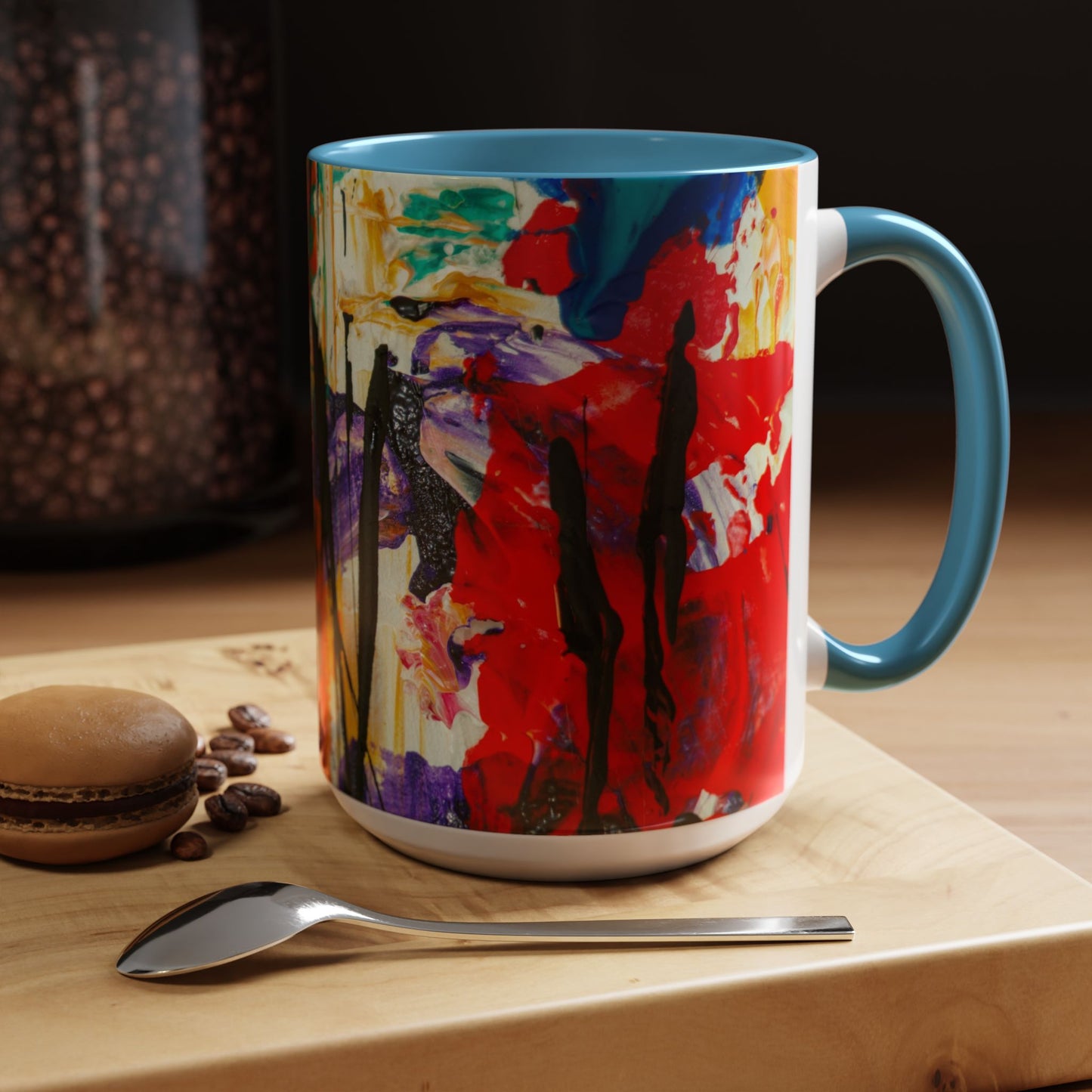 Accent Coffee Mug (11, 15oz)_ N2+ Series ACMUG PT2WW002_ Limited Edition Mug by WesternWaves: