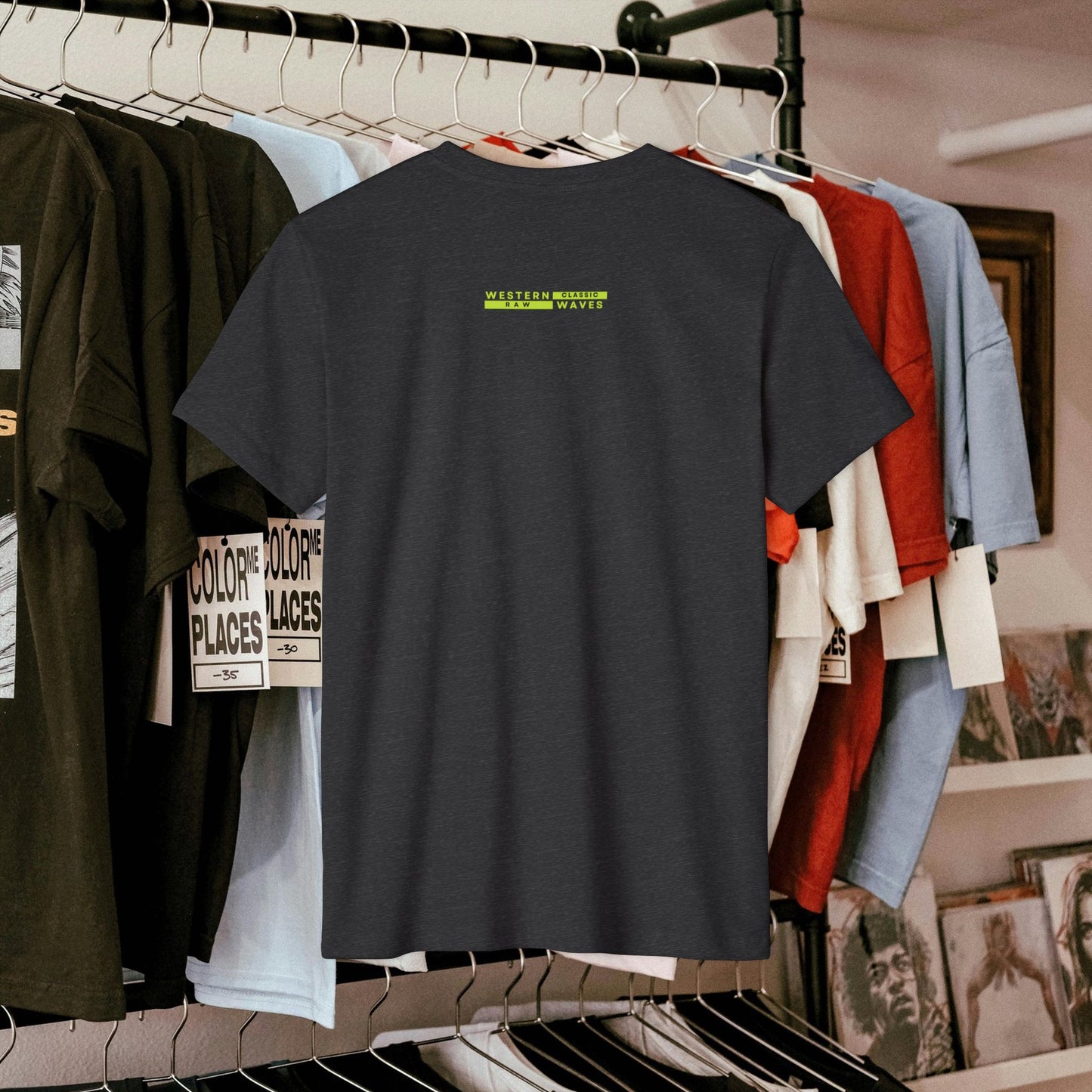 Eco-Friendly Unisex T-Shirt_ N7* Series ECOFUSTS PT2WW001_ Limited Edition Eco-Friendly T-Shirt by WesternWaves: