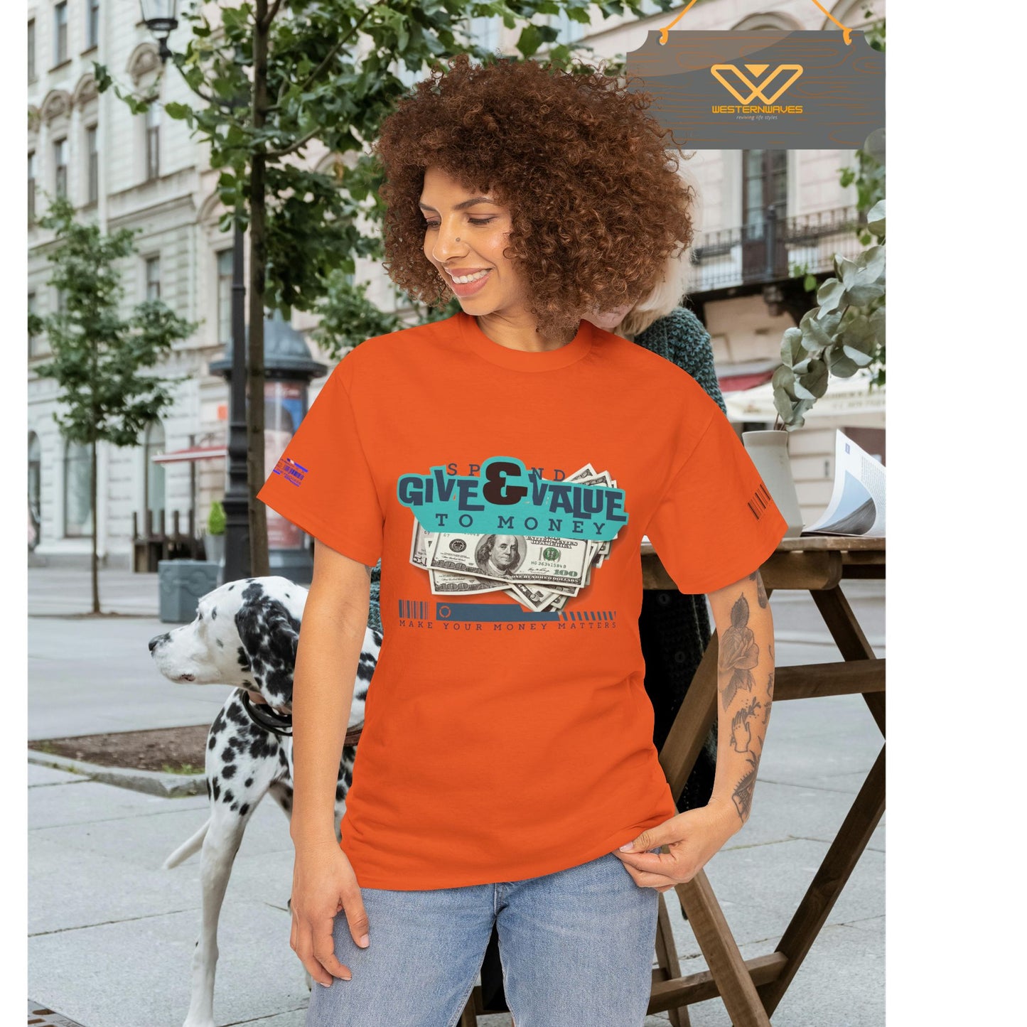 Unisex Heavy Cotton Tee_ Crafted from premium 100% cotton_ N3+ Series UHCT PT2WW012_ Limited Edition Maximum Comfort by WesternWaves:
