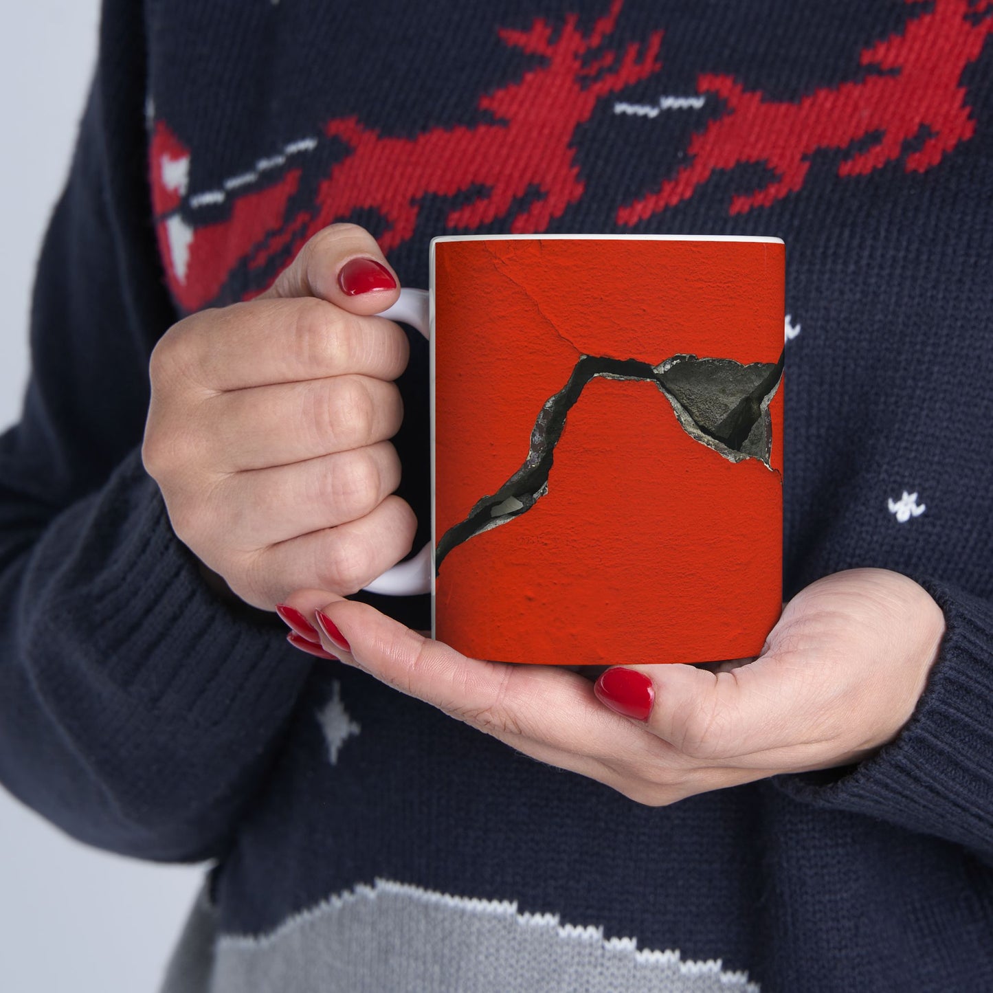 Ceramic Mug (11oz, 15oz)_ N3+ Series CM11, 15OZ PT2WW010_ Limited Edition Ceramic Masterpiece by WesternWaves: