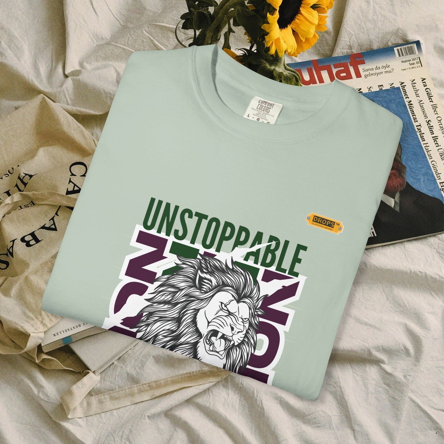 Unisex Garment-Dyed T-Shirt_ 26 June 2025_ Limited Edition Strength in Diversity by WesternWaves: