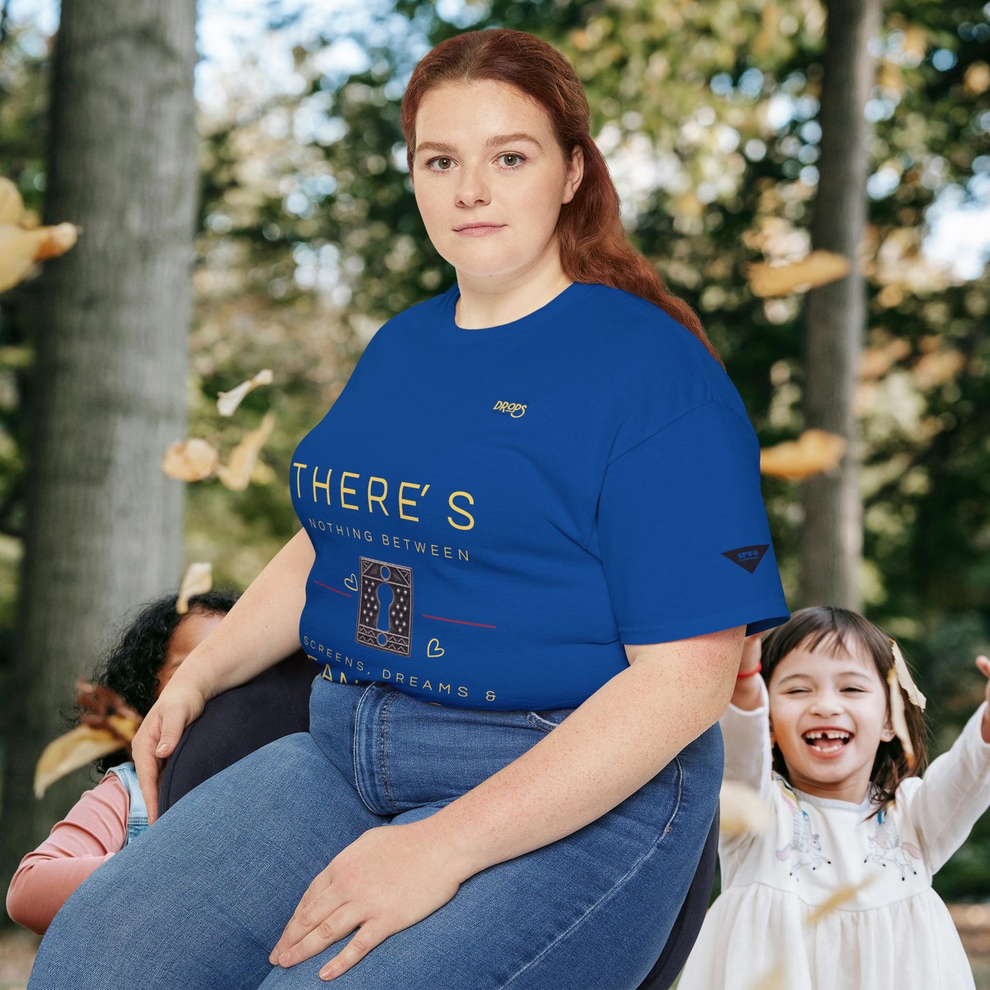 Unisex Ultra Cotton Tee - "There's Nothing Between Screens, Dreams & Fantasy" T-Shirt - Perfect for Dreamers and Creatives_ 07 May 2025_ 001