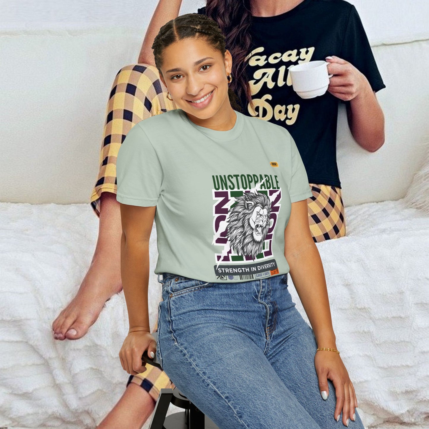 Unisex Garment-Dyed T-Shirt_ 26 June 2025_ Limited Edition Strength in Diversity by WesternWaves: