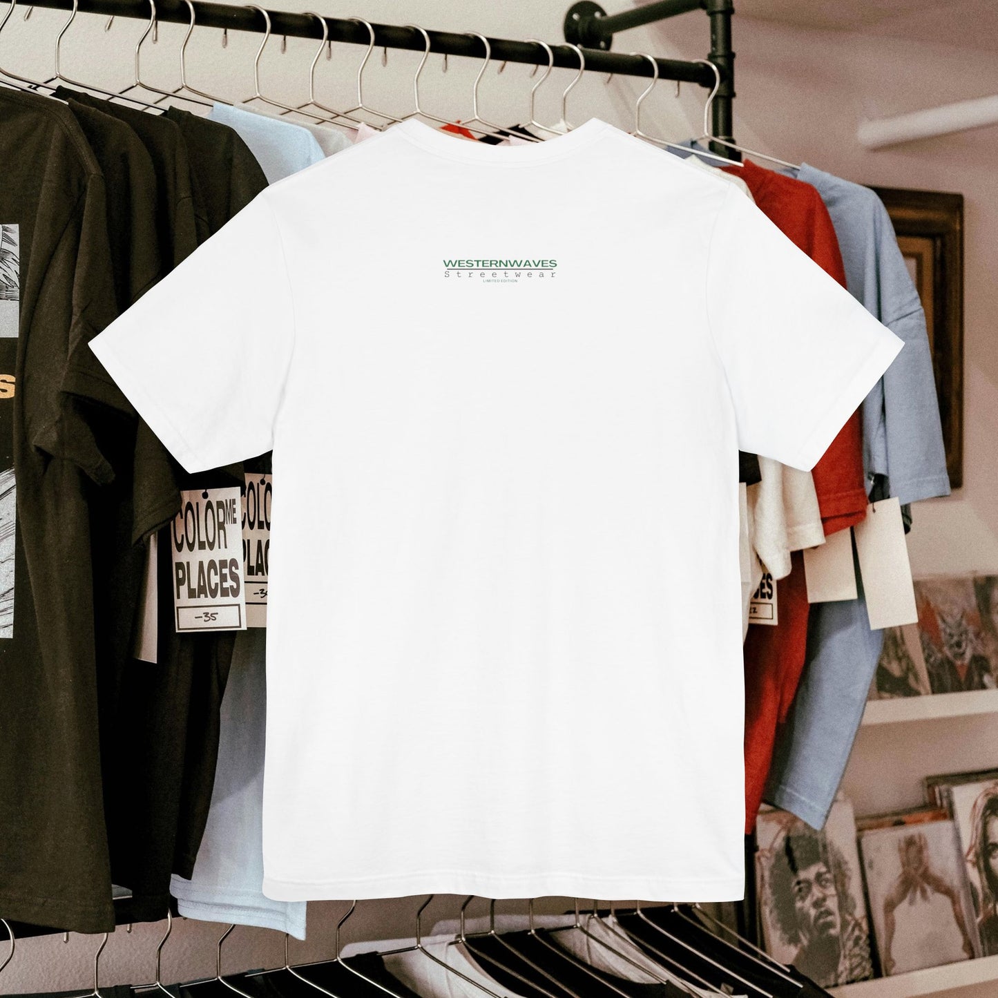 Casual Tee_ Series UWD 070_ Limited Edition Casual Streetwear Tee by WesternWaves: