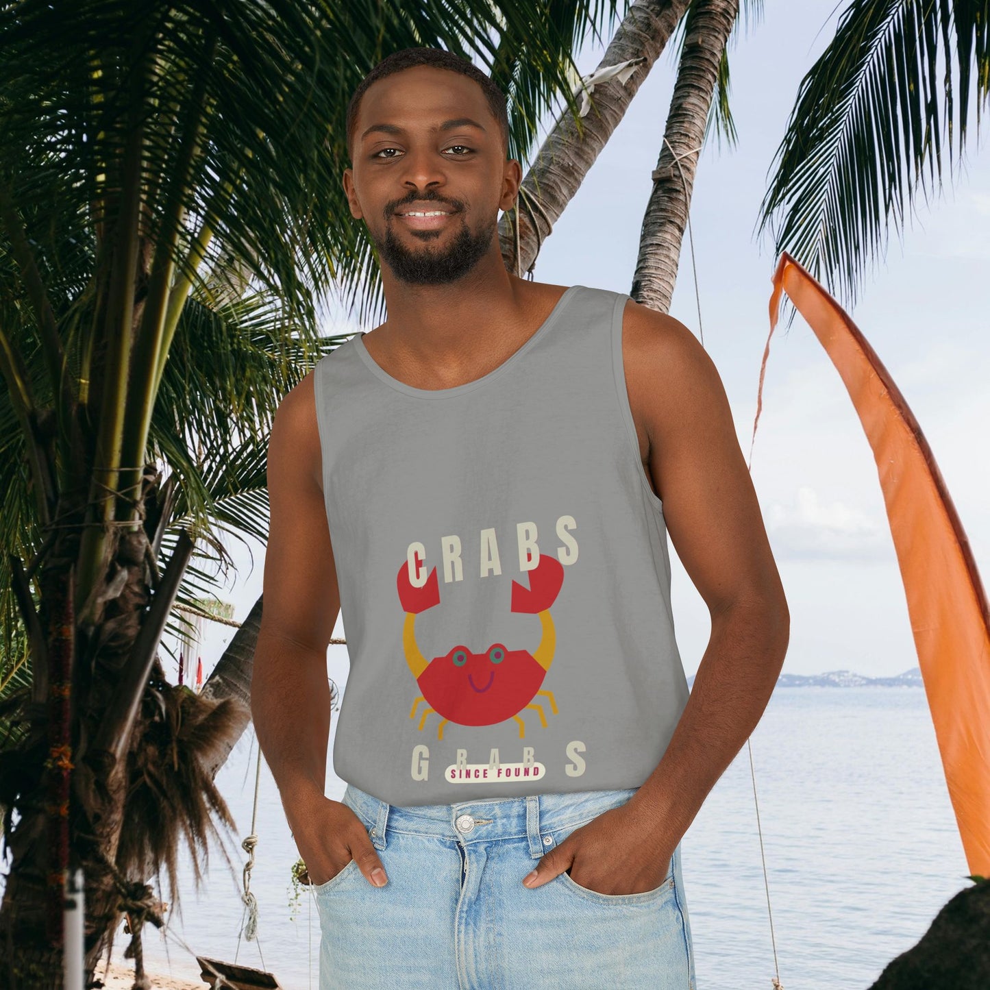 Unisex Garment-Dyed Tank Top_ N2+ Series USGDTT PT2WW012_ Limited Edition Comfort & Style by WesternWaves: