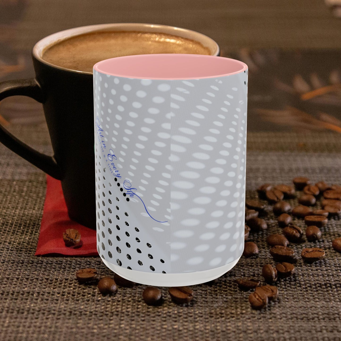 Accent Coffee Mug 11, 15oz_ N3+ Series ACM11OZ PT2WW020_ Limited Edition Perfect Blend of Style by WesternWaves: