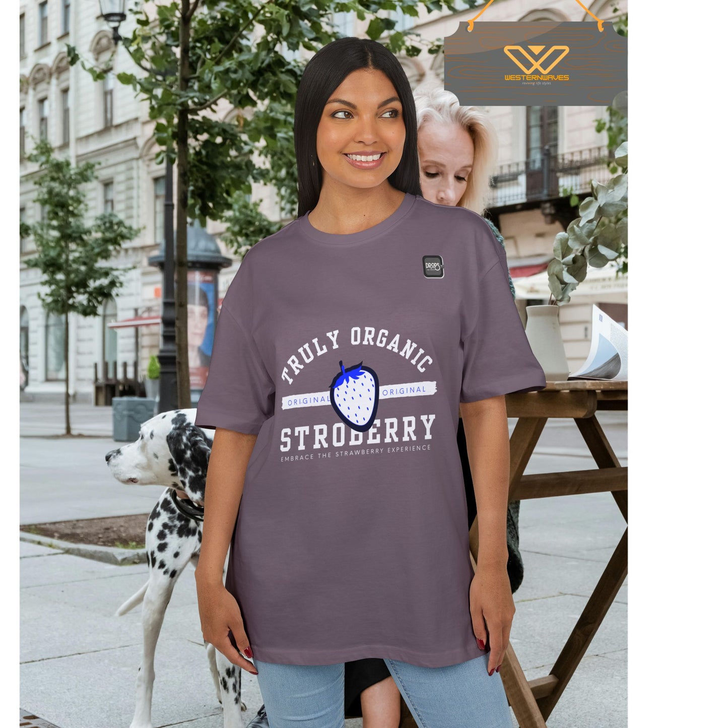 Unisex Oversized Tee_ N6+ Series USOSTEE PT2WW002_ Limited Edition by WesternWaves: