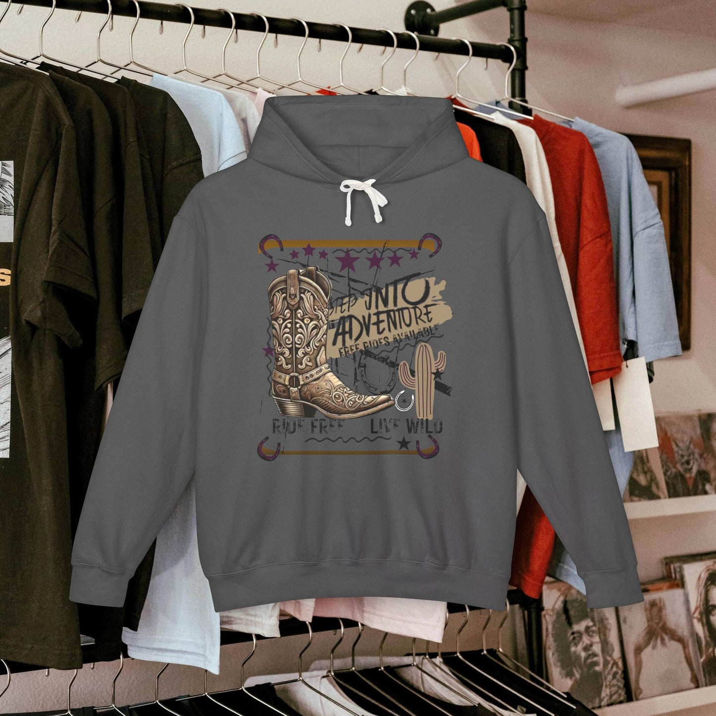 Unisex Lightweight Hooded Sweatshirt – N2+ Series SLWHSS PT2WW006_ Limited Edition Crafted Comfort by WesternWaves: