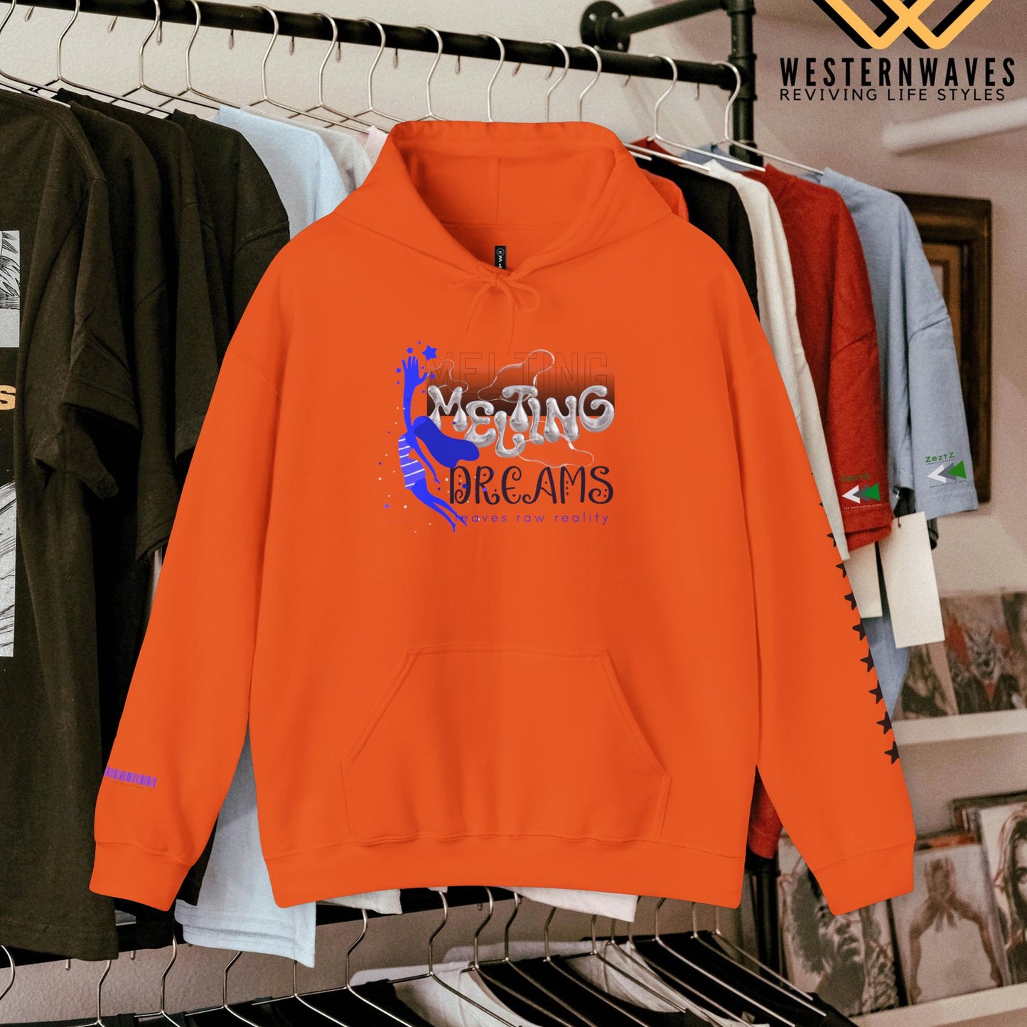 Unisex Heavy Blend™ Hooded Sweatshirt_ N3+ Series USHBHSS PT2WW006_ Limited Edition Pinnacle of Comfort & Style by WesternWaves: