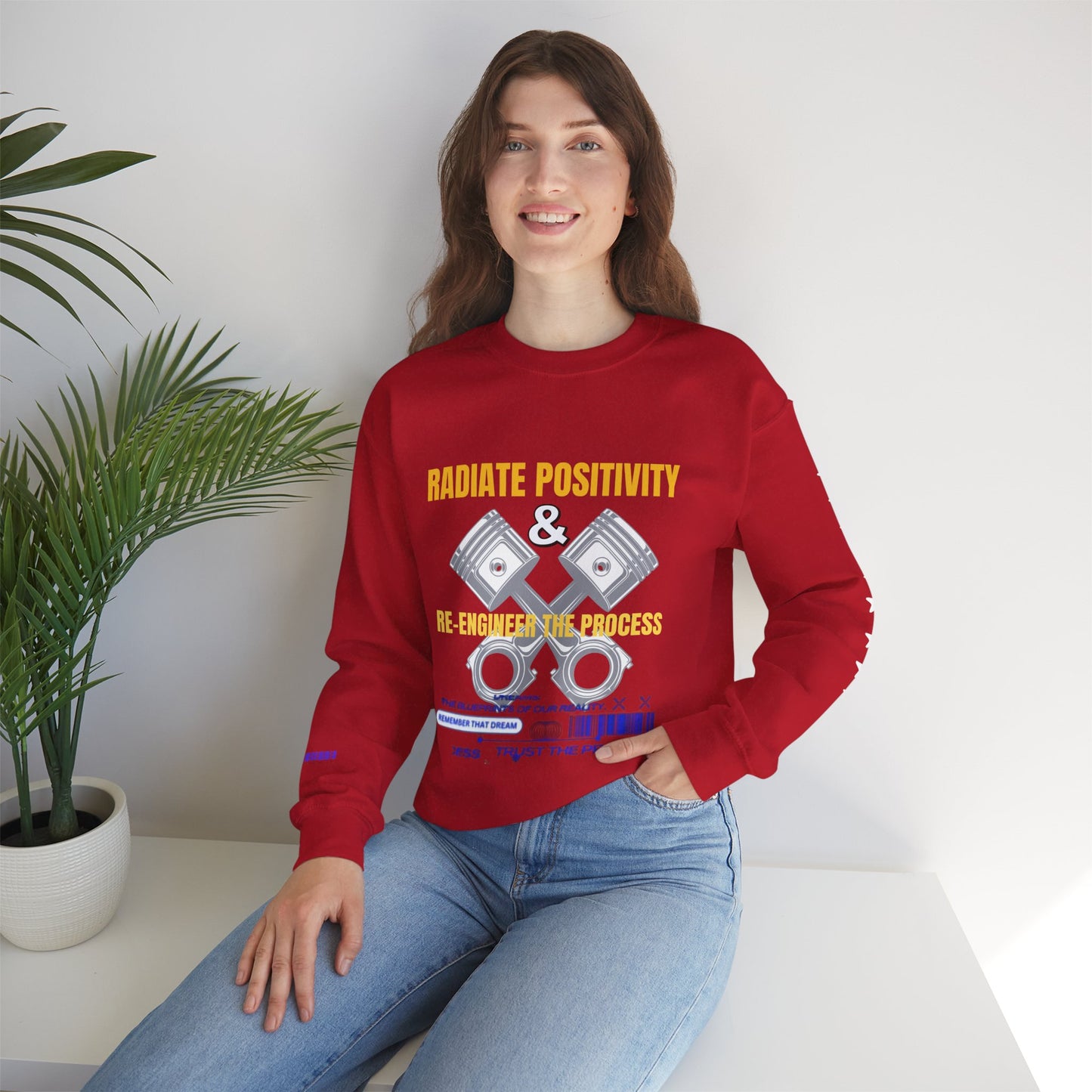 Unisex Heavy Blend™ Crewneck Sweatshirt_ N3+ Series UHBCSS PT2WW005_ Limited Edition Pure Luxury By WesternWaves: