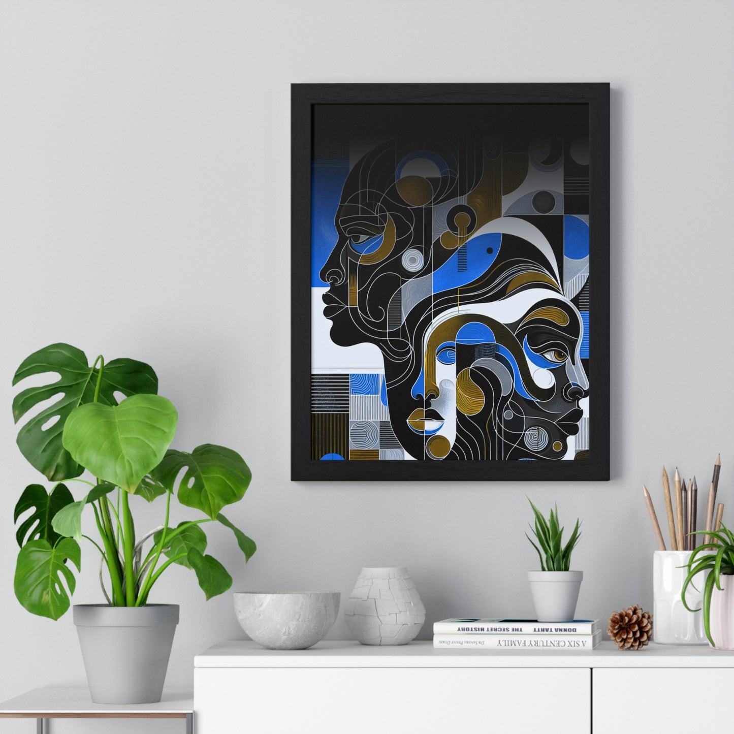 Vertical Framed Poster_ Series N8 VFP PT2WW001_ Limited Edition Home Deco by WesternWaves: