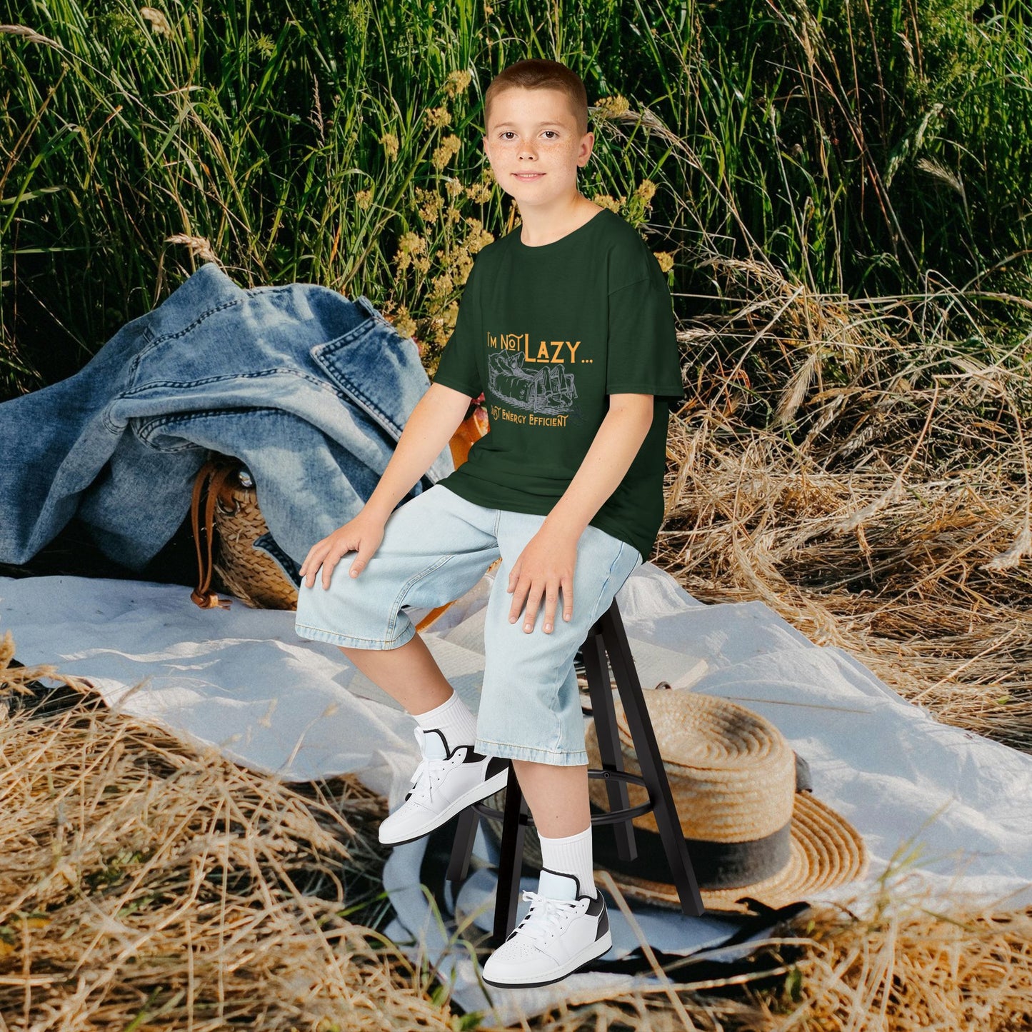 Kids Heavy Cotton™ Tee_ N2+ Series KHCT PT2WW009_ Limited Edition Durable Comfort for Every Adventure by WesternWaves:
