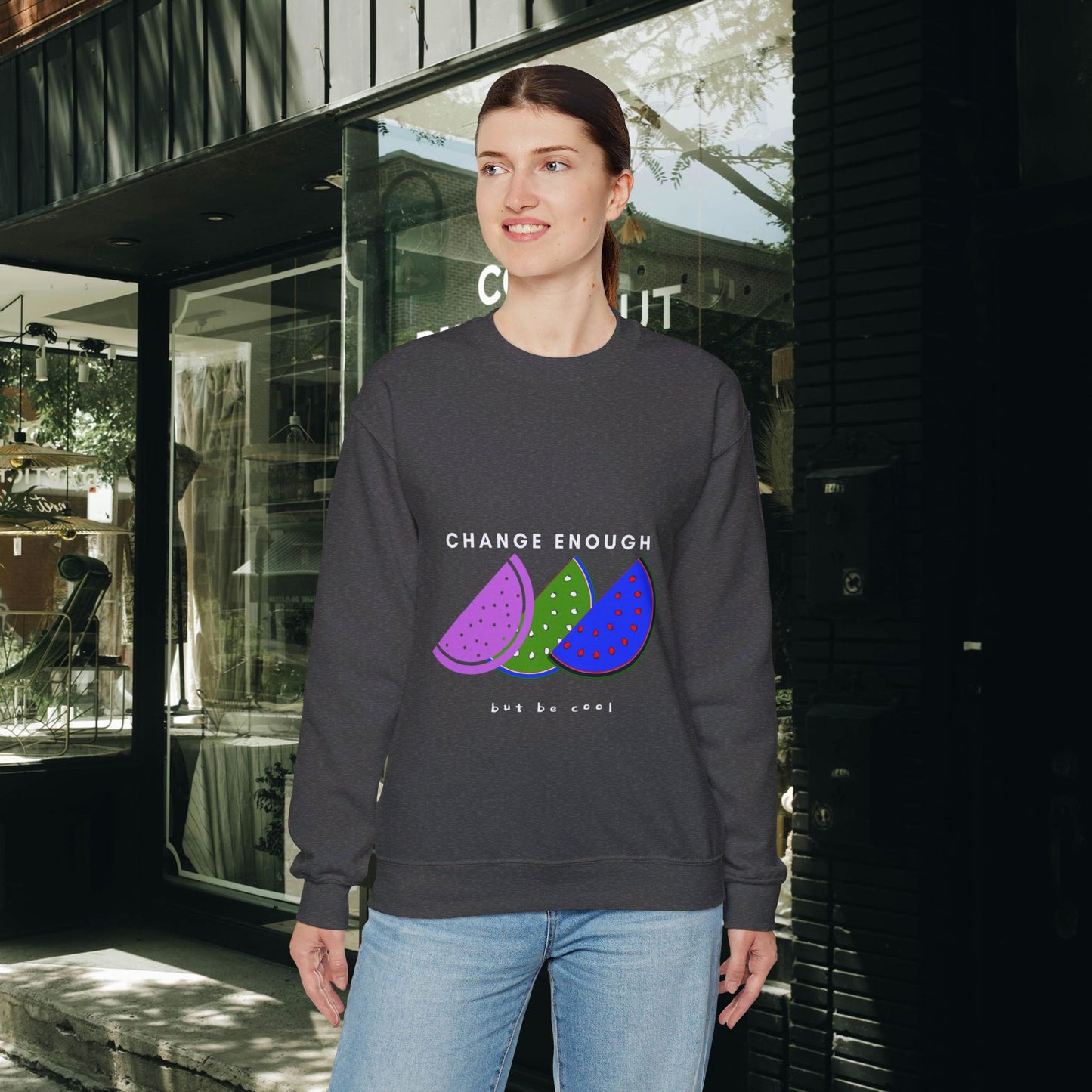 Unisex Heavy Blend™ Crewneck Sweatshirt_ N2+ Series UHBCSS PT2WW003_L imited Edition Pure Luxury for Every Occasion by WesternWaves: