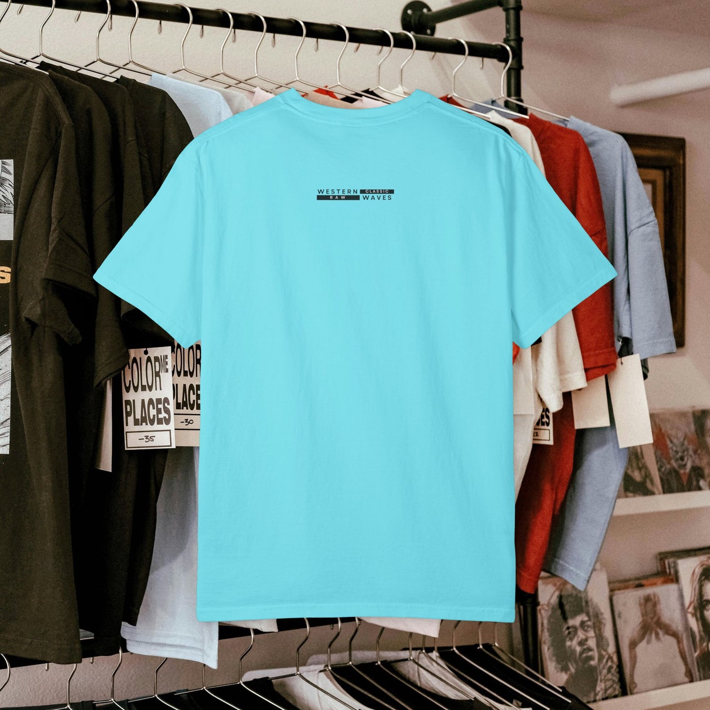 Unisex Garment-Dyed T-shirt_ N2 Series USGDTS PT2WW002_ Comfort Colors 1717_ WesternWaves Limited Edition: