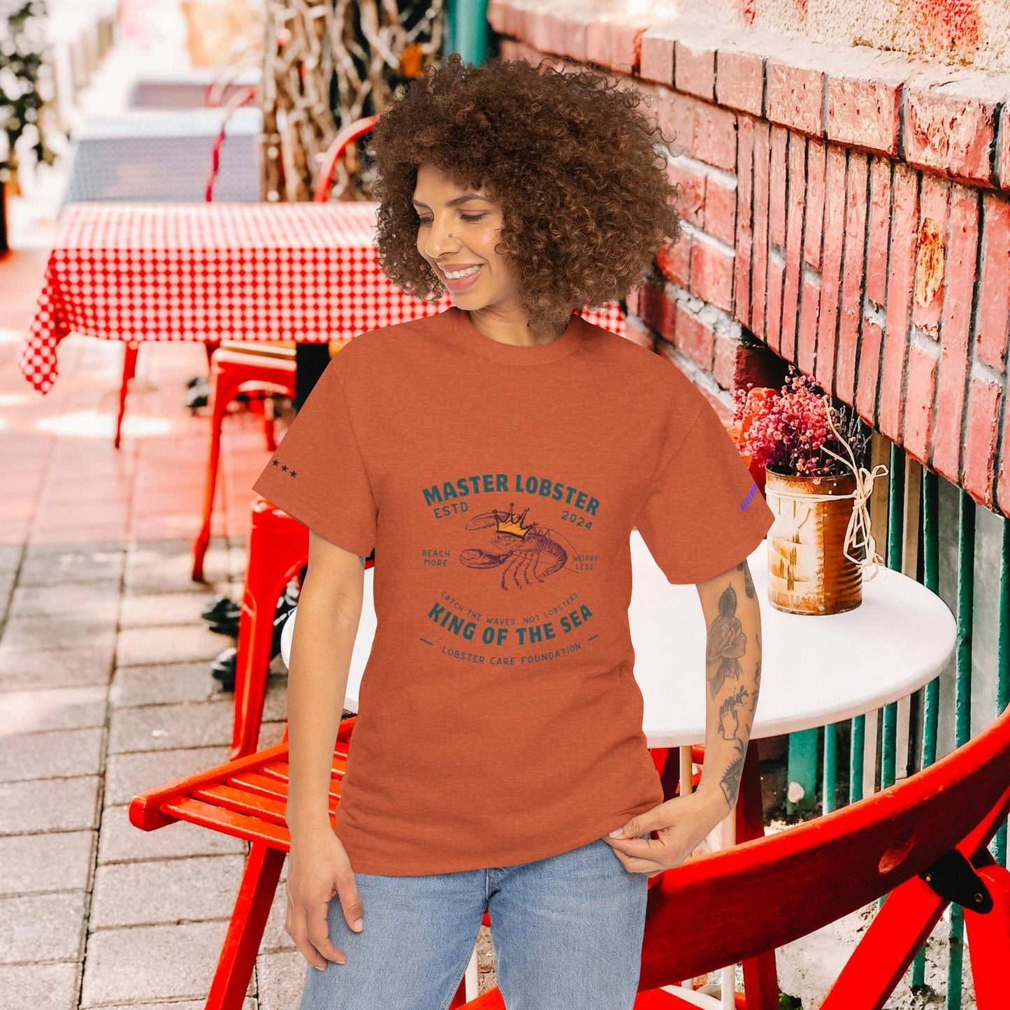 Unisex Heavy Cotton Tee_ Crafted from premium 100% cotton_ N2+ Series UHCT PT2WW007_ Limited Edition Maximum Comfort by WesternWaves: