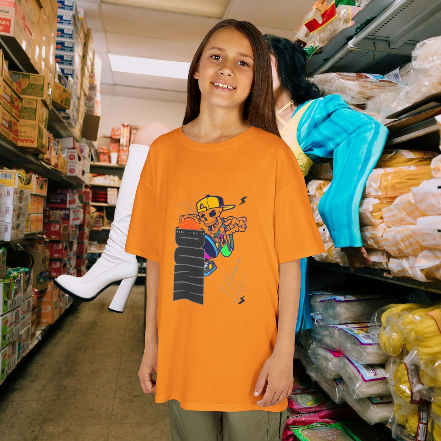 Kids Heavy Cotton™ Tee_ N2+ Series KHCT PT2WW008_ Limited Edition Durable Comfort for Every Adventure by WesternWaves: