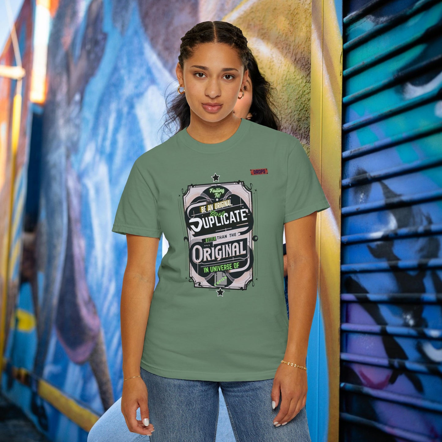unisex garment-dyed t-shirt_ 09 July 2025_ Limited Edition Everyday Casual Wear by WesternWaves: