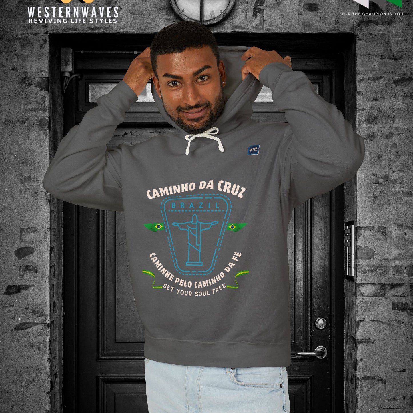 Unisex Lightweight Hooded Sweatshirt – N2+ Series USLWHSS PT2WW024_ Limited Edition Crafted Comfort by WesternWaves: