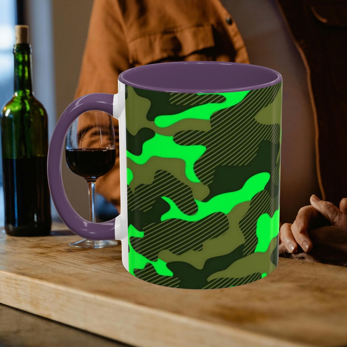 Accent Coffee Mug (11, 15oz)_ N2 Series ACMUG PT2WW004_ Limited Edition Mug by WesternWaves: