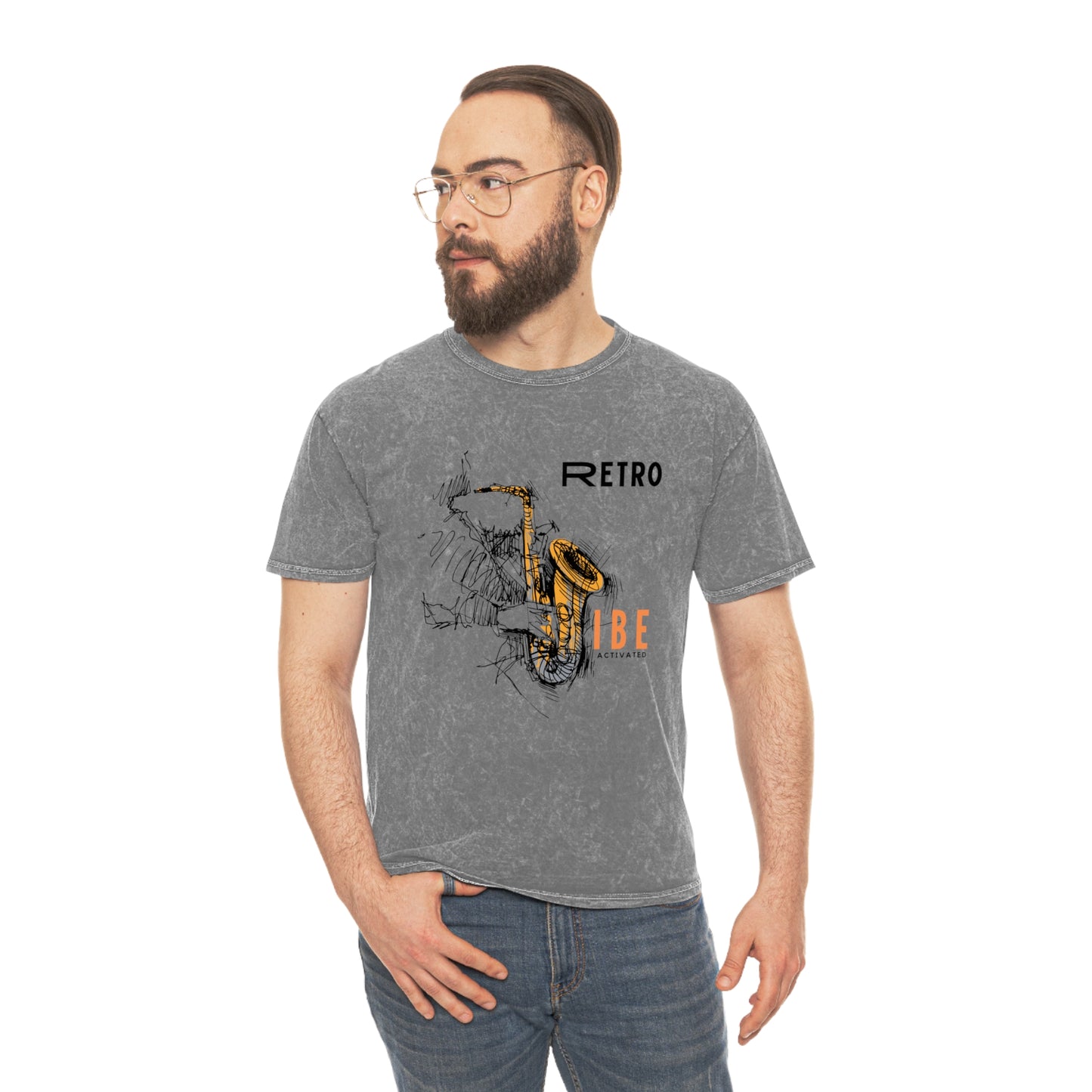 Unisex Mineral Wash T-Shirt_ N+ Series UMWTS PT2WW003_ Limited Edition Retro Revival Experience by WesternWaves: