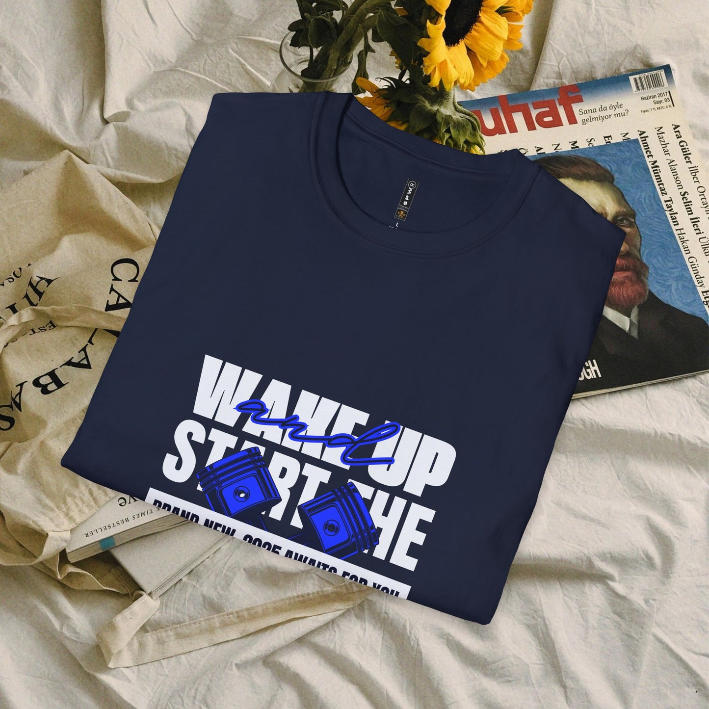 Unisex Softstyle T-Shirt_ N3+ Series USSTS FT2WW004_ Redefine Relaxation Limited Edition by WesternWaves: