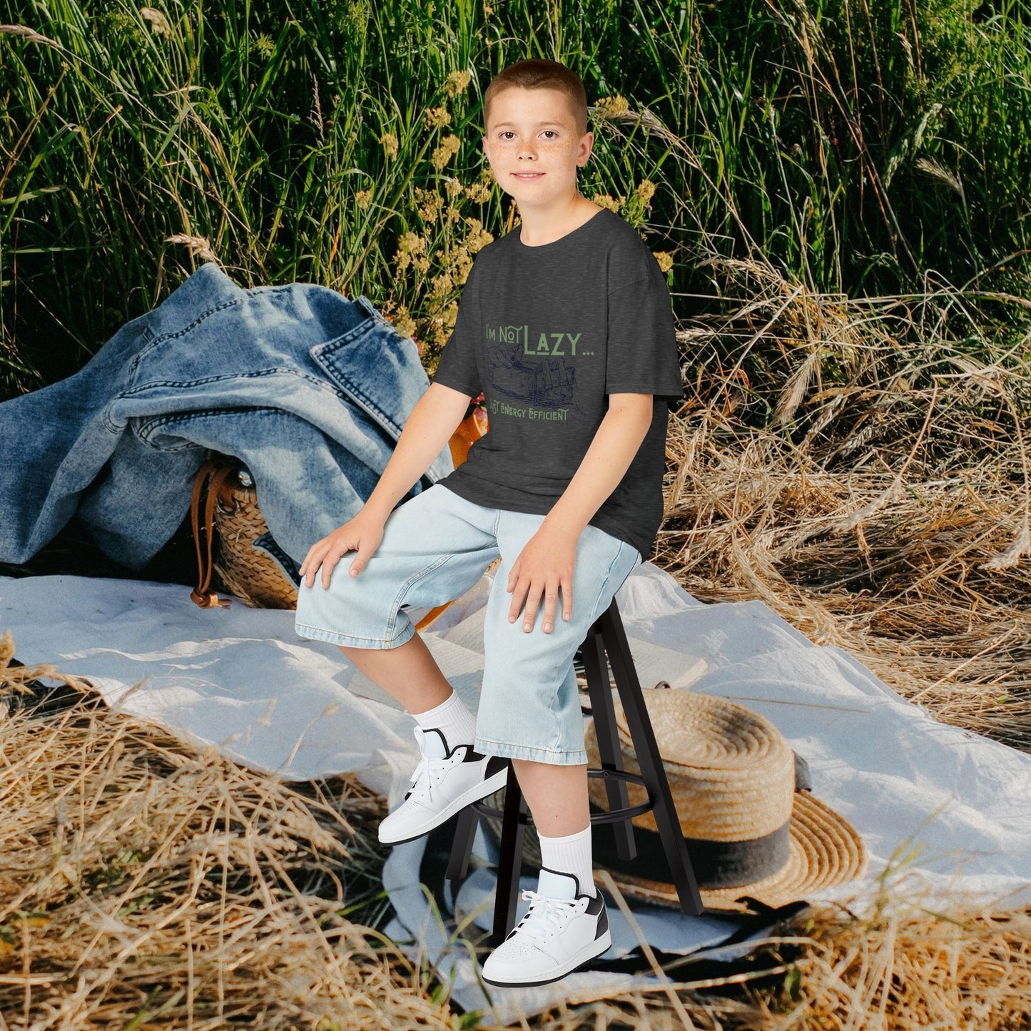 Kids Heavy Cotton™ Tee_ N2+ Series KHCT PT2WW009_ Limited Edition Durable Comfort for Every Adventure by WesternWaves: