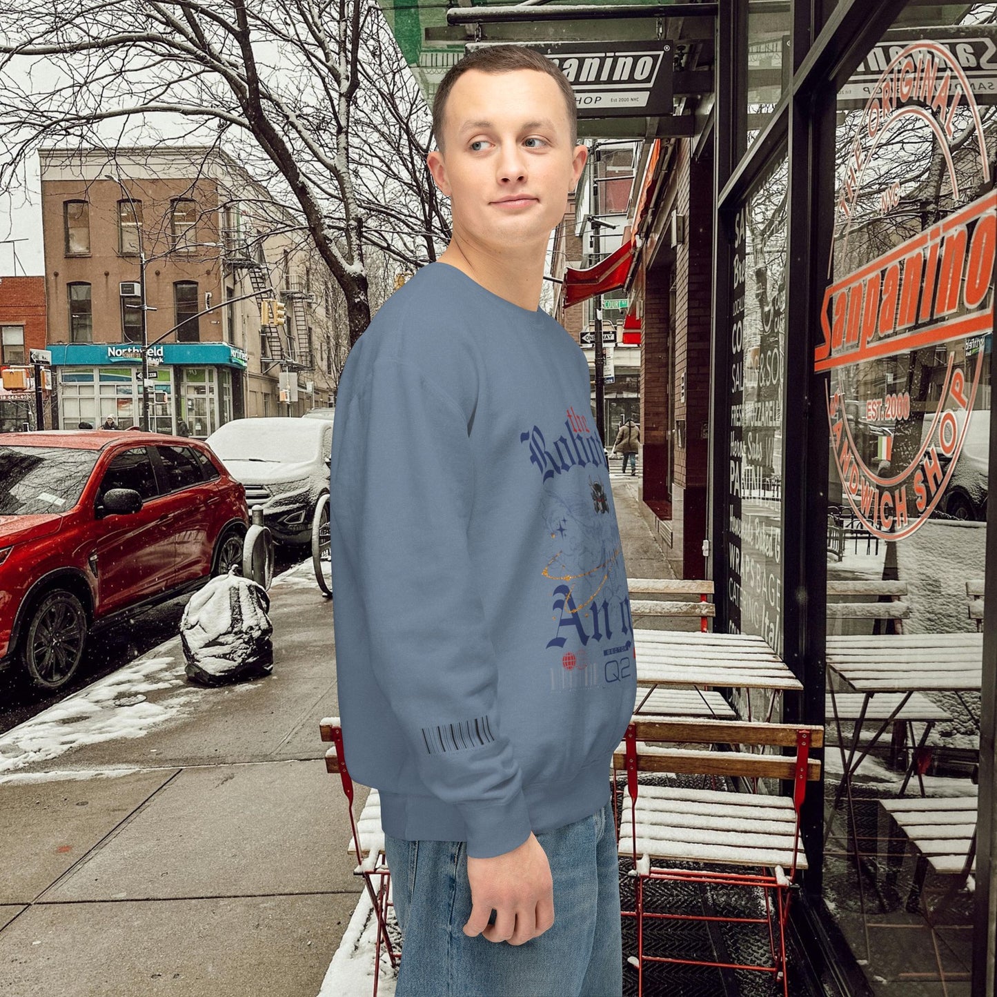 Unisex Lightweight Crewneck Sweatshirt_ N3+ Series ULWCSS PT2WW012_ Limited Edition Unparalleled Quality by WesternWaves: