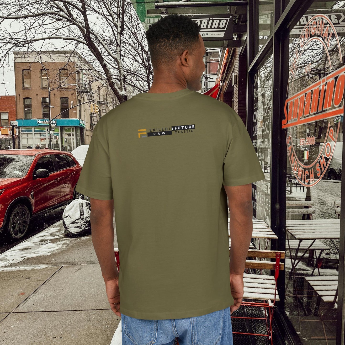 Unisex Heavy Oversize Tee_ Series N8 USHOSTEE PT2WW001_ Limited Edition Retro Casual Streetwear by WesternWaves: