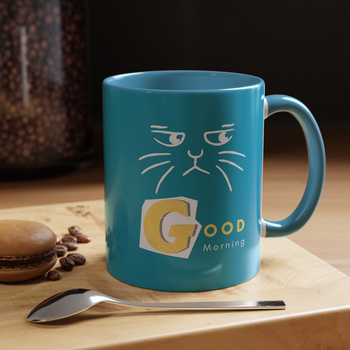 Accent Coffee Mug (11, 15oz)_ N+ Series ACMUG PT2WW006_ Limited Edition Mug by WesternWaves