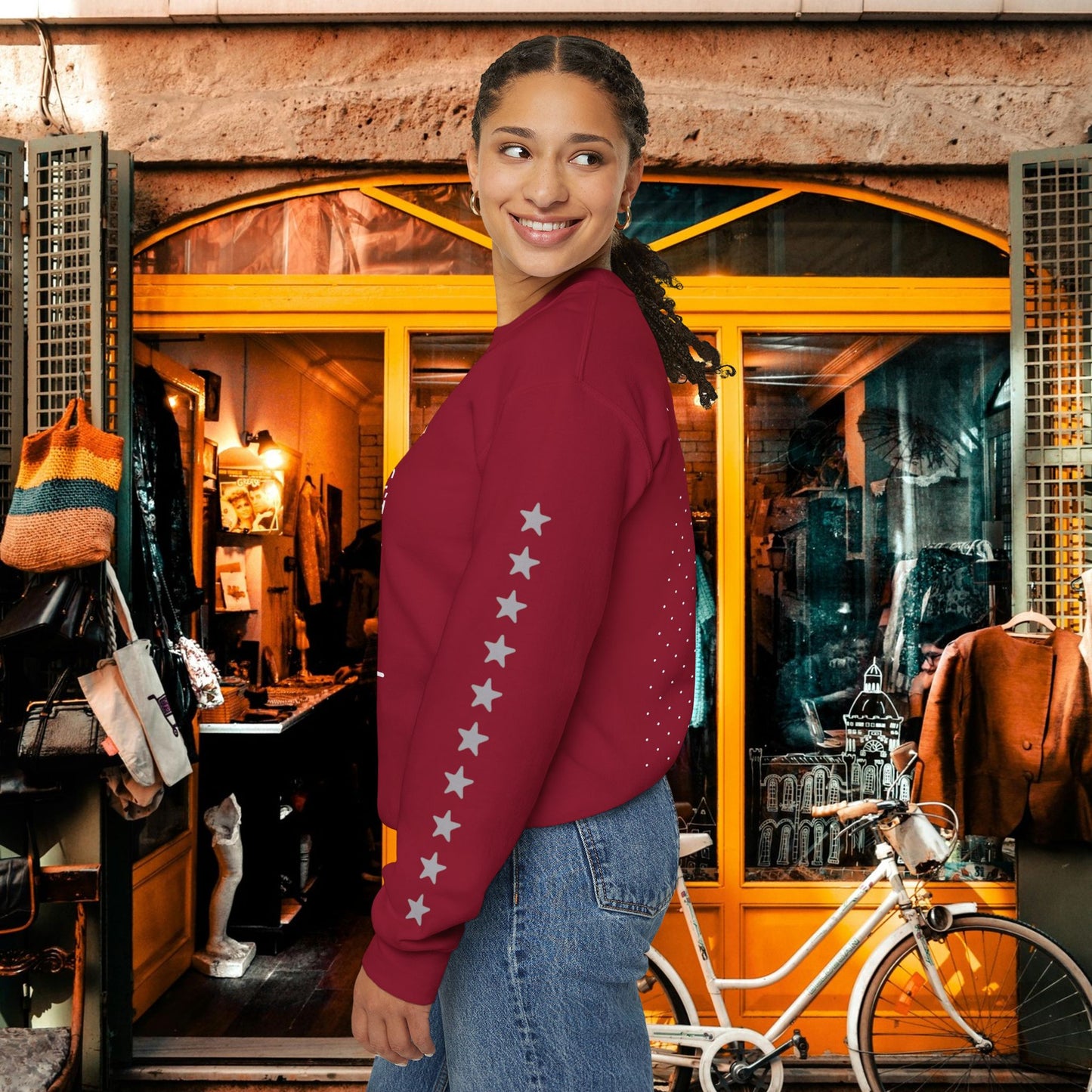 Unisex Heavy Blend™ Crewneck Sweatshirt_ N2 Series UHBCSS PT2WW019_ Limited Edition Pure Luxury By WesternWaves: