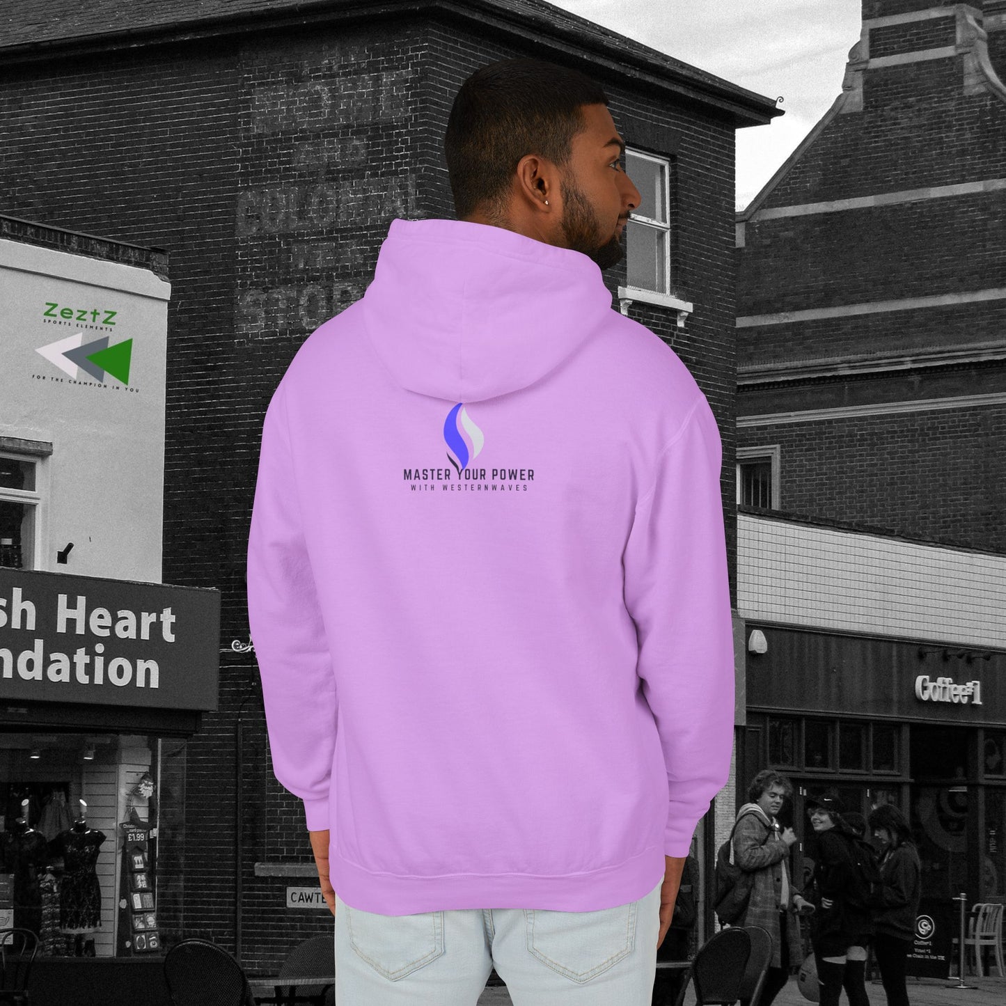 Unisex Lightweight Hooded Sweatshirt – N3+ Series USLWHSS PT2WW012_ Limited Edition Crafted Comfort by WesternWaves: