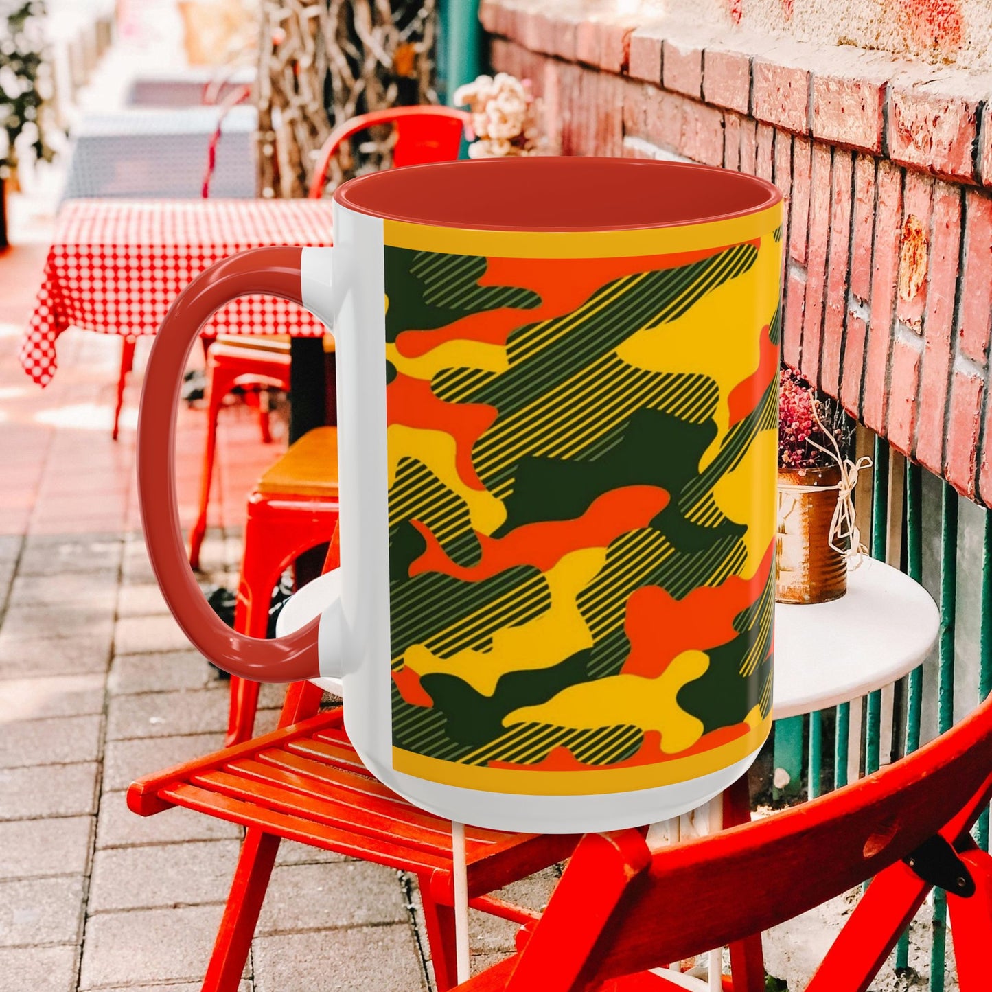 Accent Coffee Mug 11oz, 15 oz_ N2 Series ACM11OZ PT2WW001_ Vibrant Limited Edition Design by WesternWawes