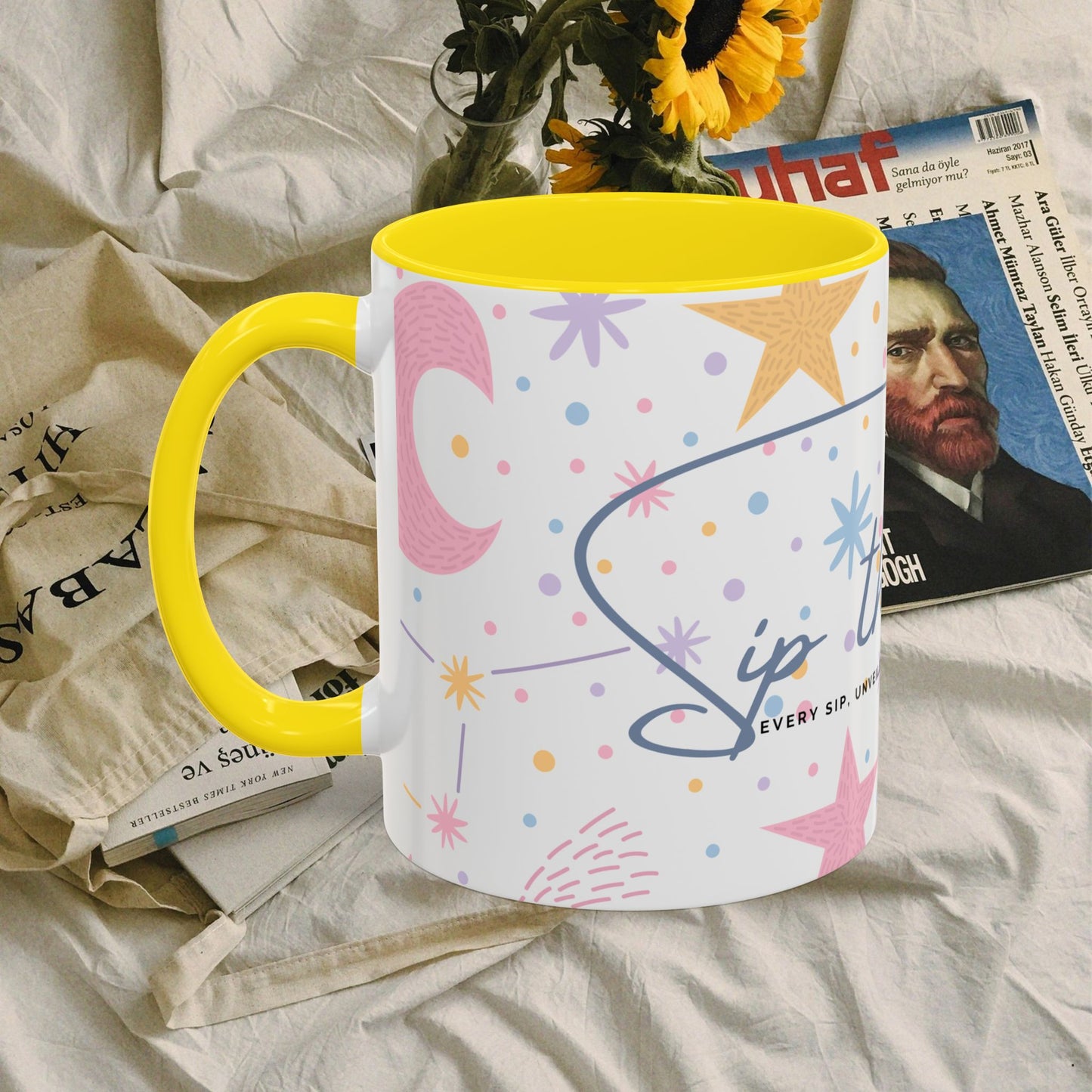 Accent Coffee Mug (11, 15oz) _ N3+ Series ACMUG PT2WW007_ Limited Edition Blend Style & Functionality by WesternWaves: