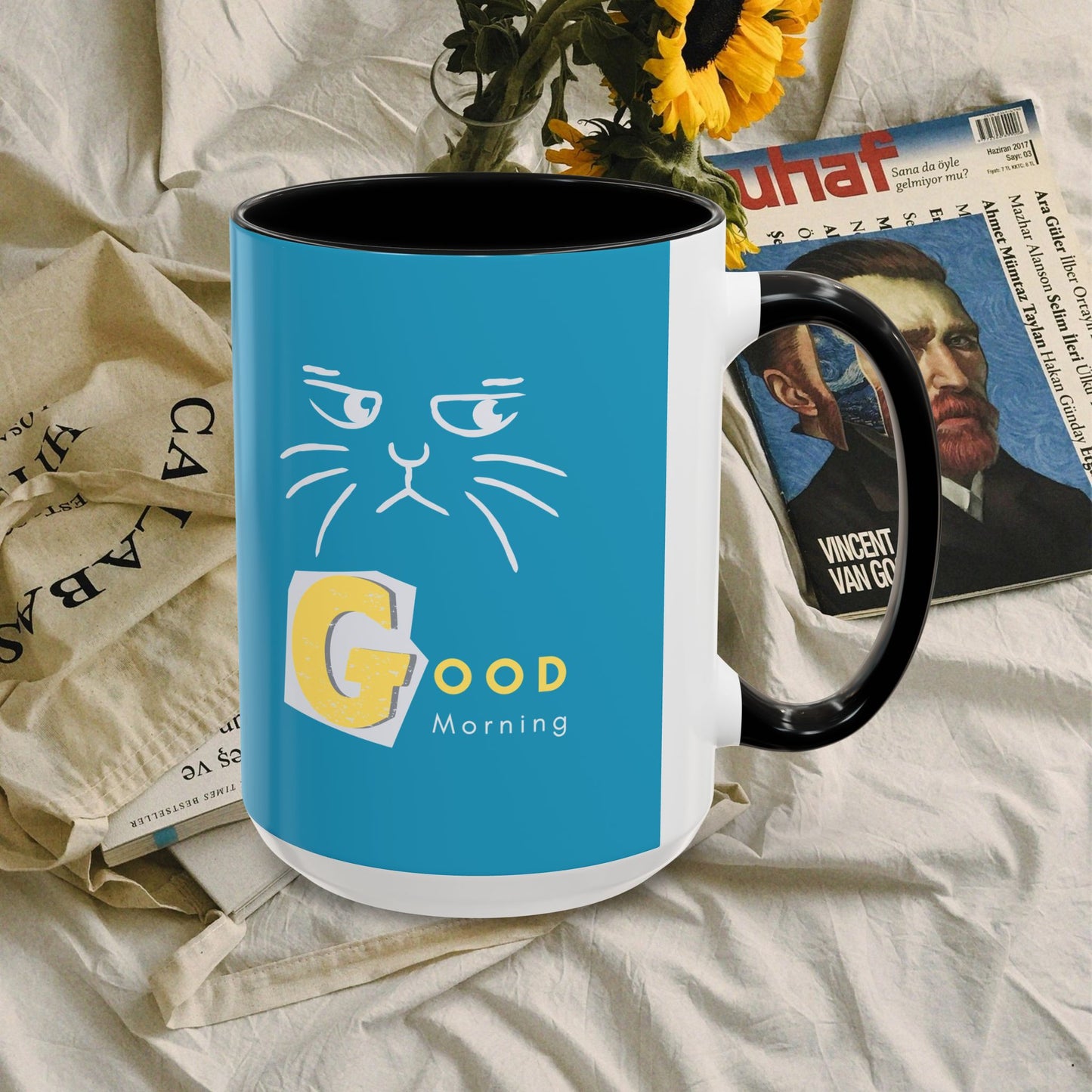 Accent Coffee Mug (11, 15oz)_ N+ Series ACMUG PT2WW006_ Limited Edition Mug by WesternWaves