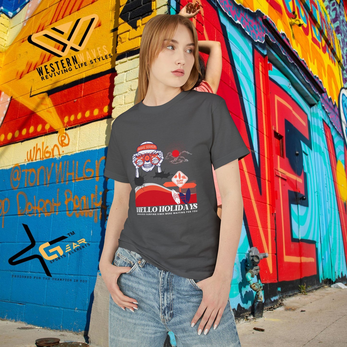 Unisex Garment-Dyed Heavyweight Cotton Tee_ N2+ Series USGDHWCTEE PT2WW006_ Limited Edition Statement of Style by WesternWaves: