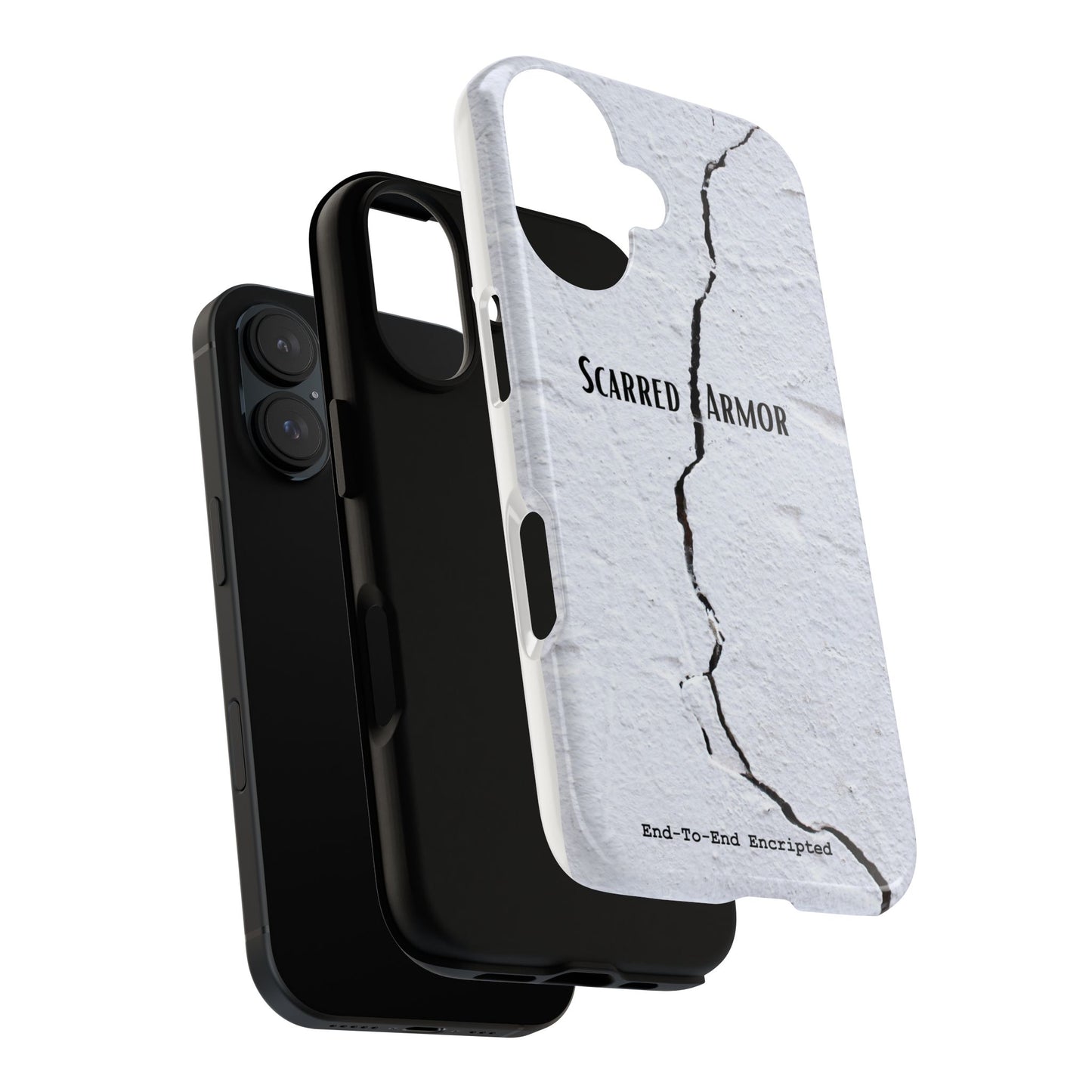 Tough iPhone Cases Phone Case_ Series N8+ TCPCASE PT2WW001_ Limited Edition Scarred Armor Design iPhone Cases by WesternWaves: